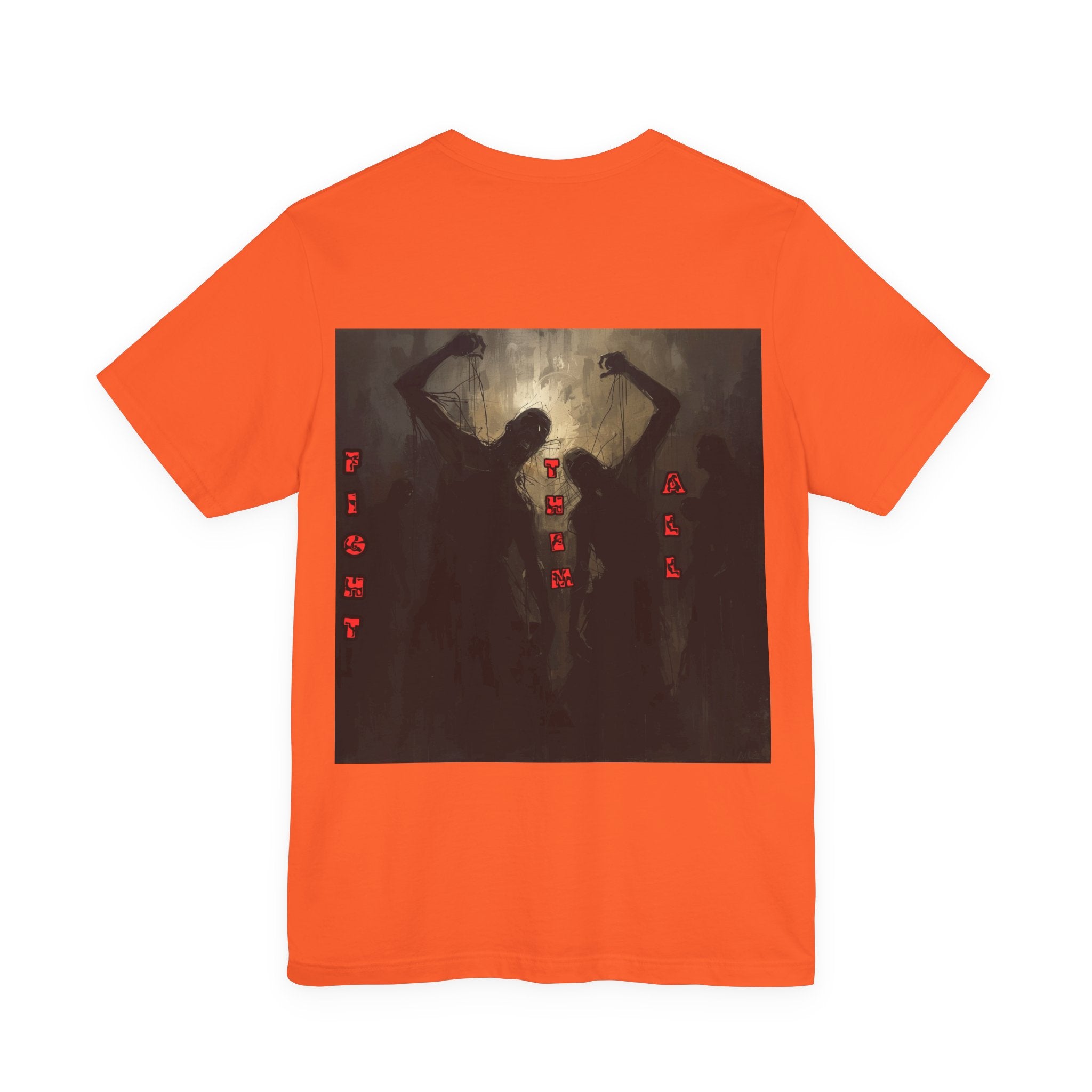 Men T-shirt Invisible Wars — Demons Lurk
