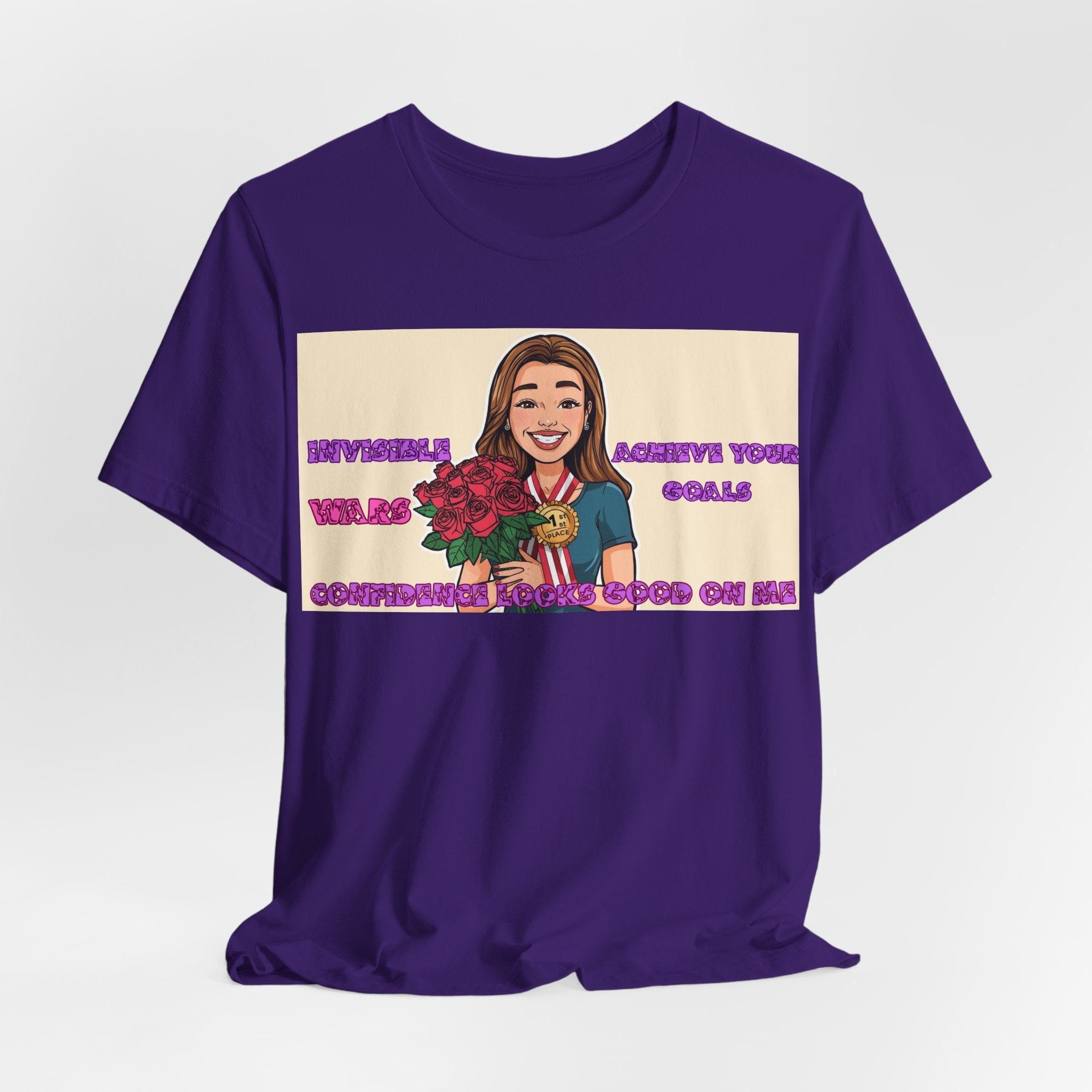 Women T-Shirt—Confidence Looks Good On Me”