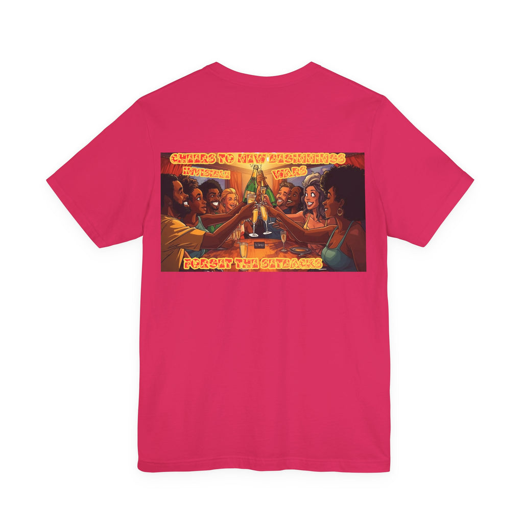 Men T-shirt - Cheers to New Beginnings