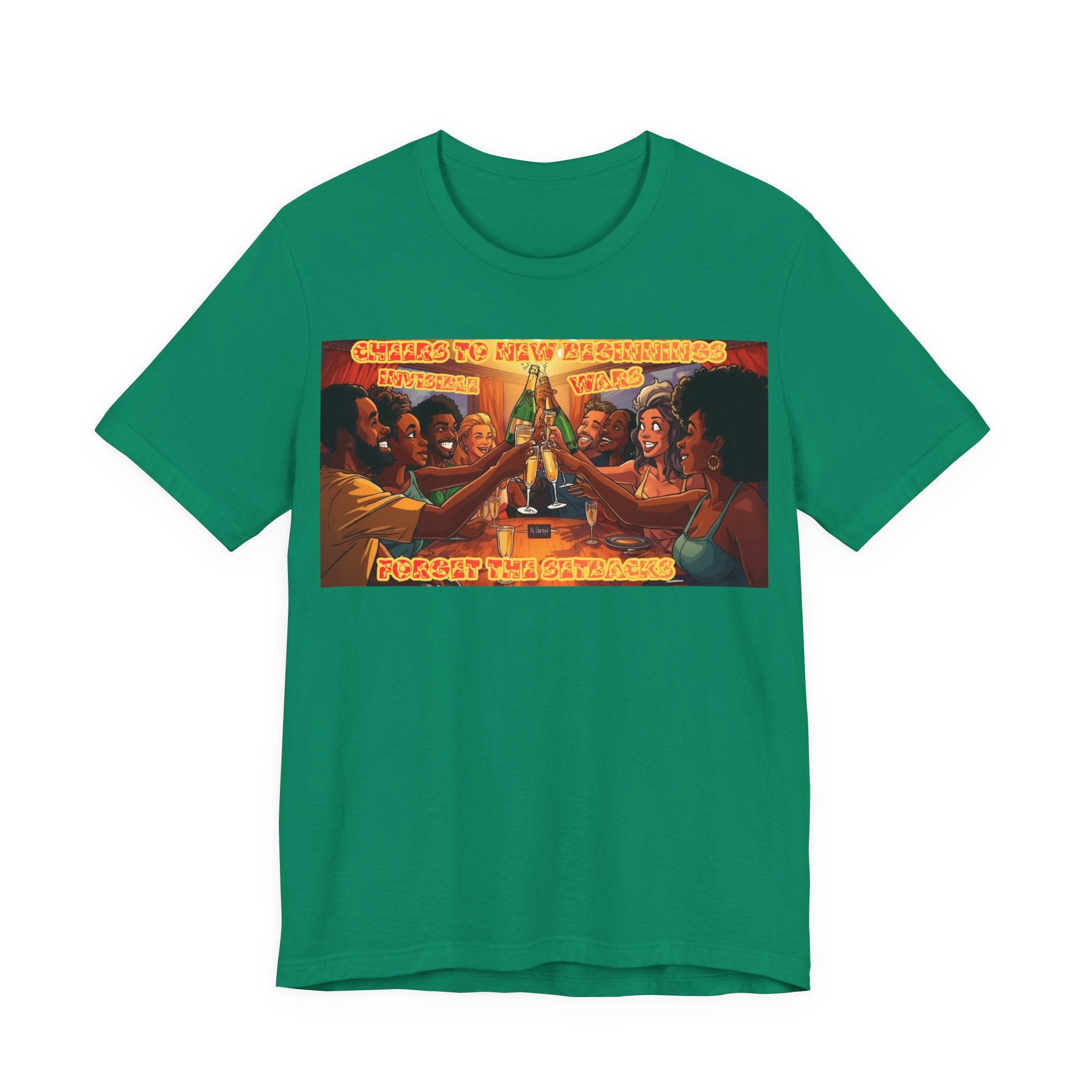 Women T-Shirt-Cheers to New Beginnings