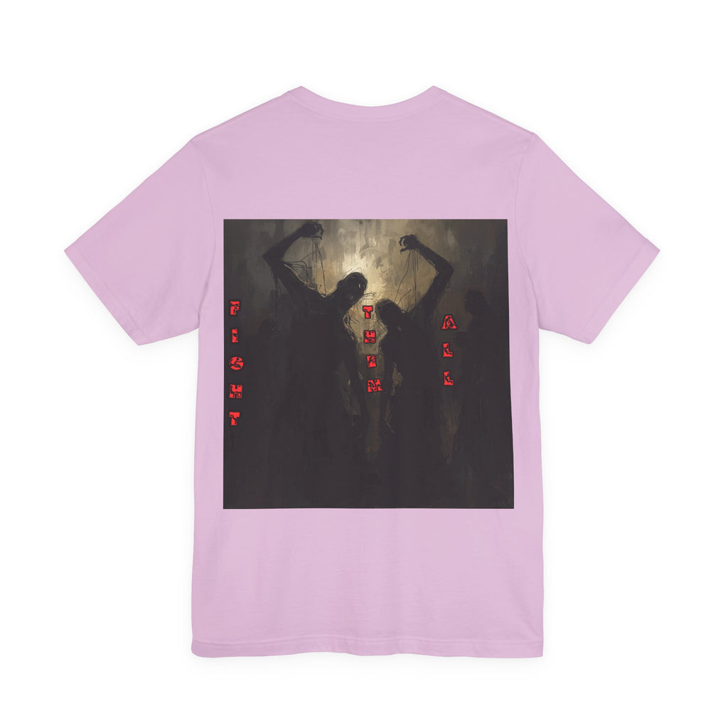 Men T-shirt Invisible Wars — Demons Lurk