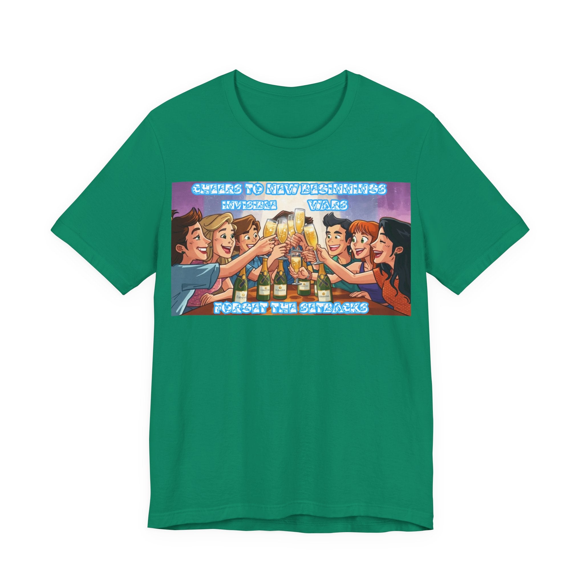 Men T-Shirt-Cheers to New Beginnings