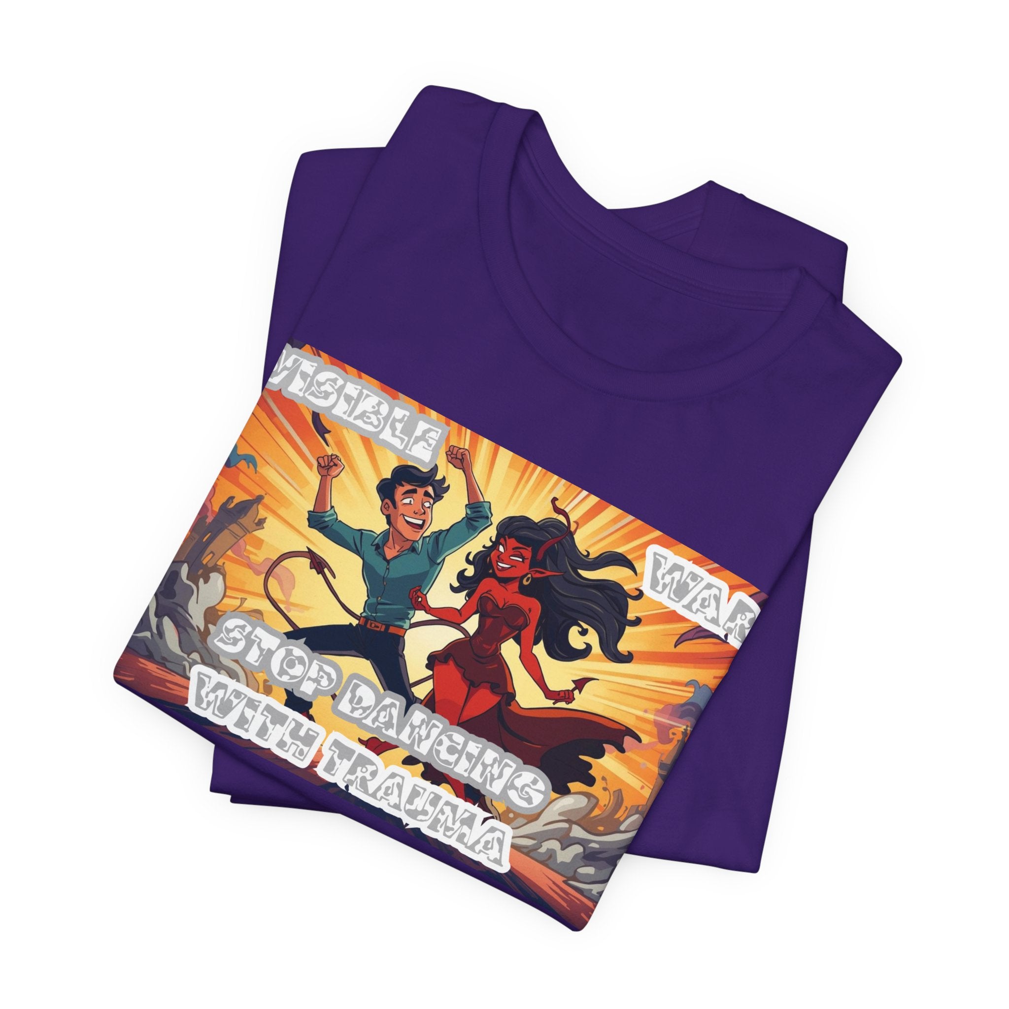 Men T-Shirt –Stop Dancing with Truama