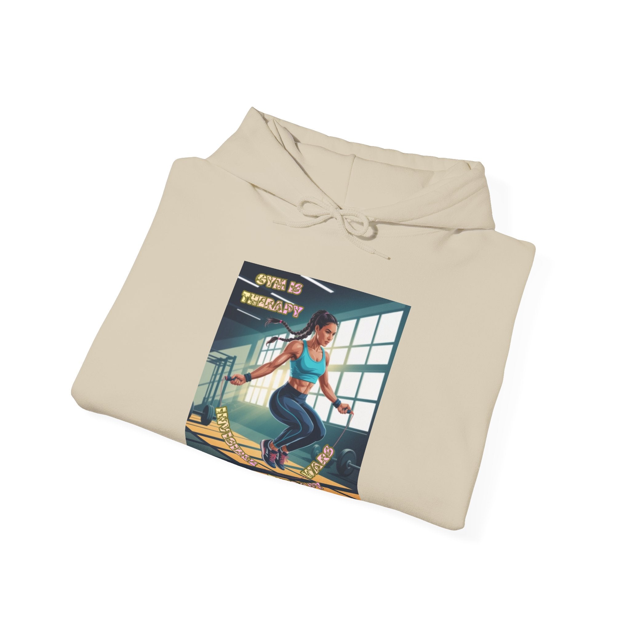 Women Hoodie — Gym is Therapy