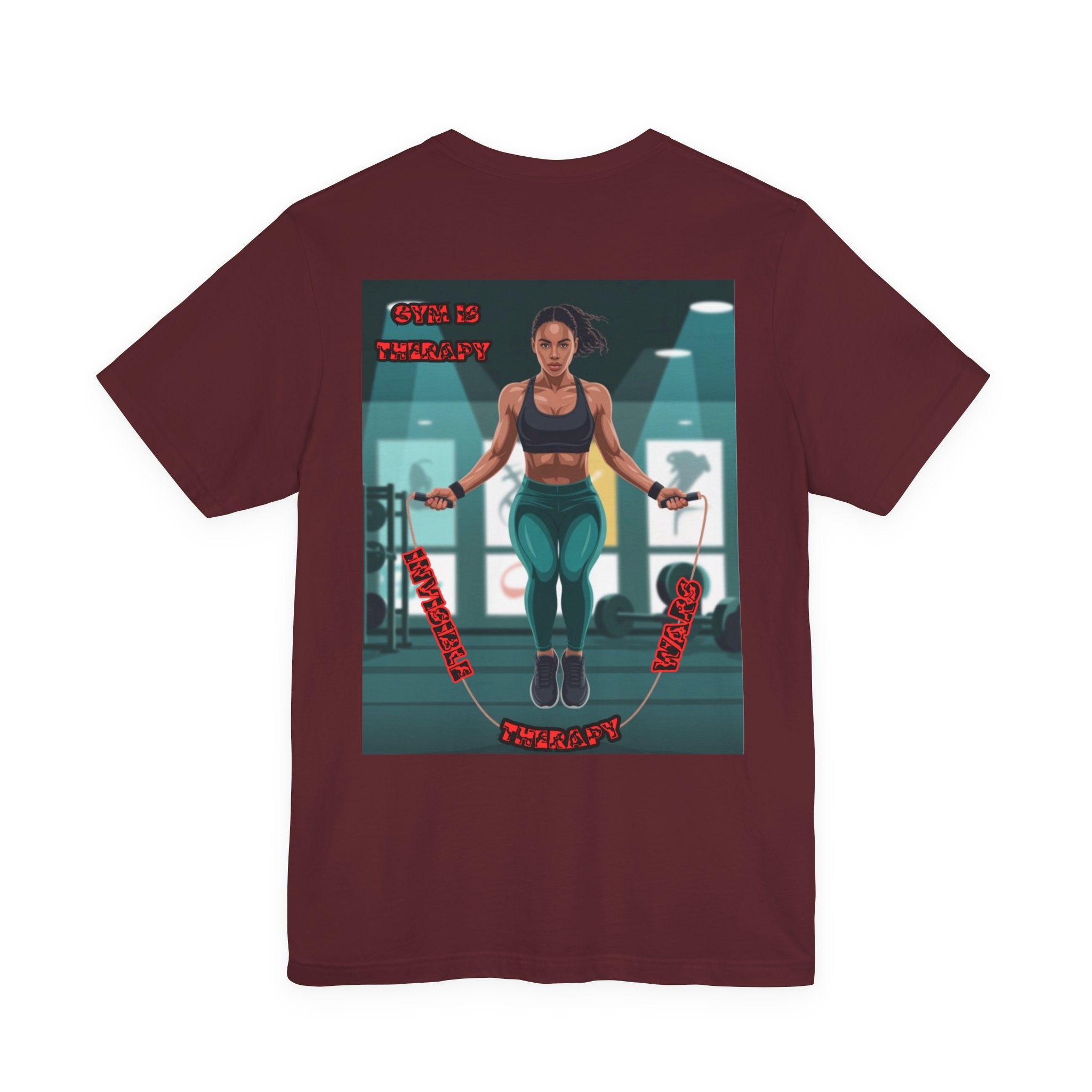 Women T-shirt — Gym is Therapy