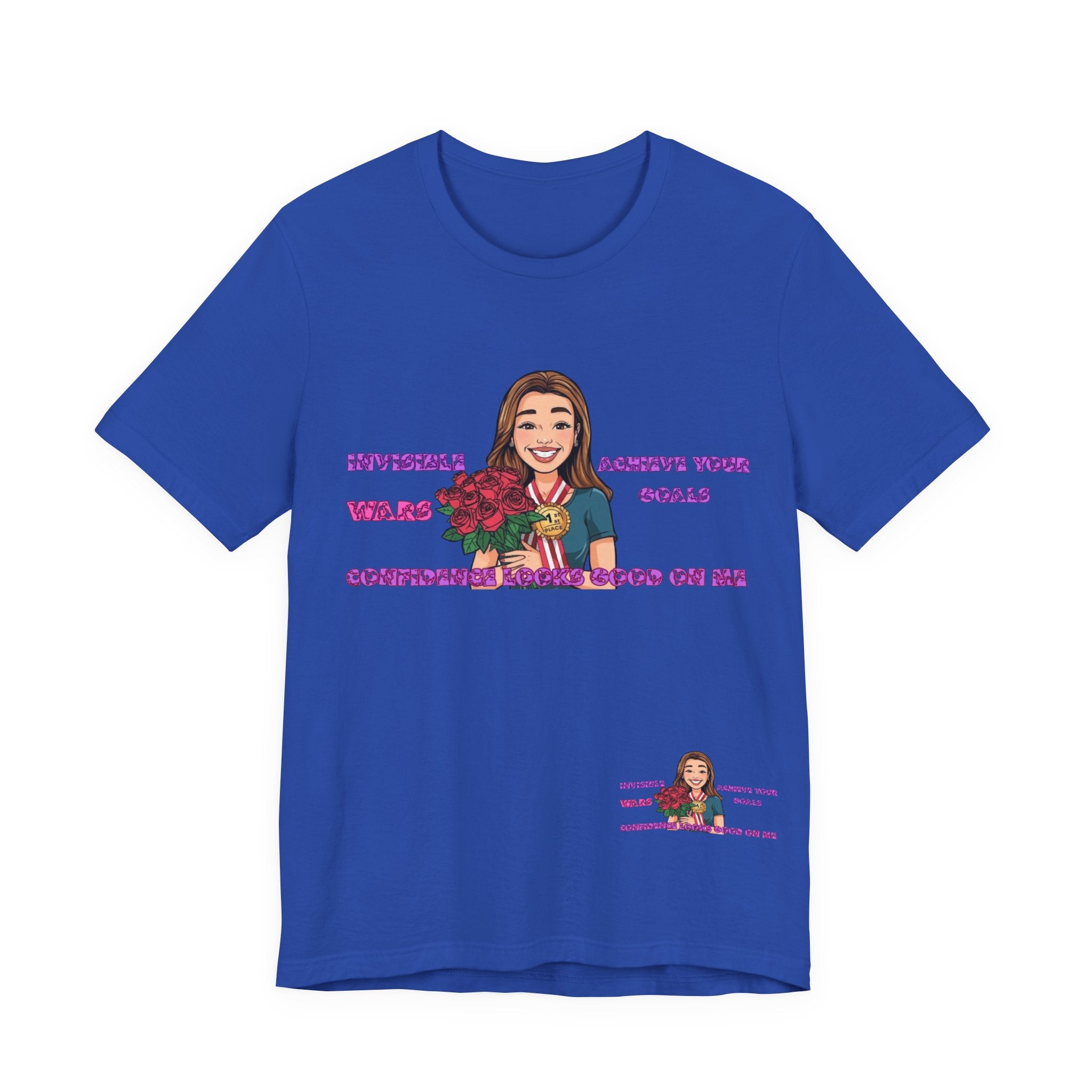 Women T-Shirt—Confidence Looks Good On Me”