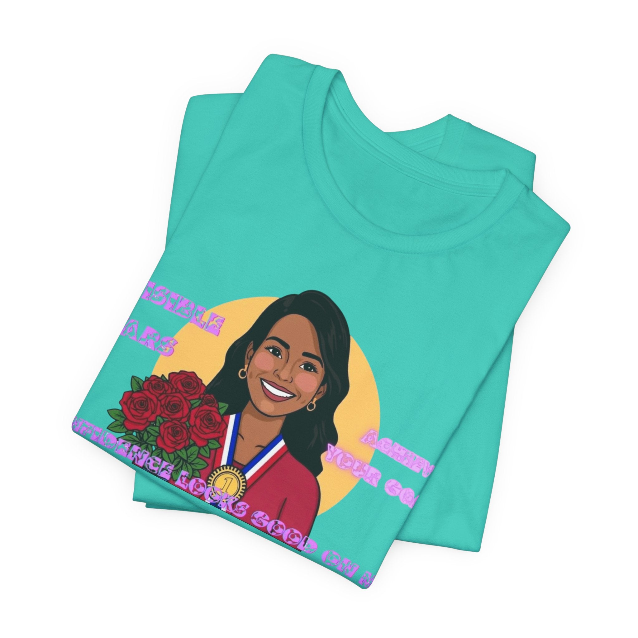 Women T-Shirt — Confidence looks good on me