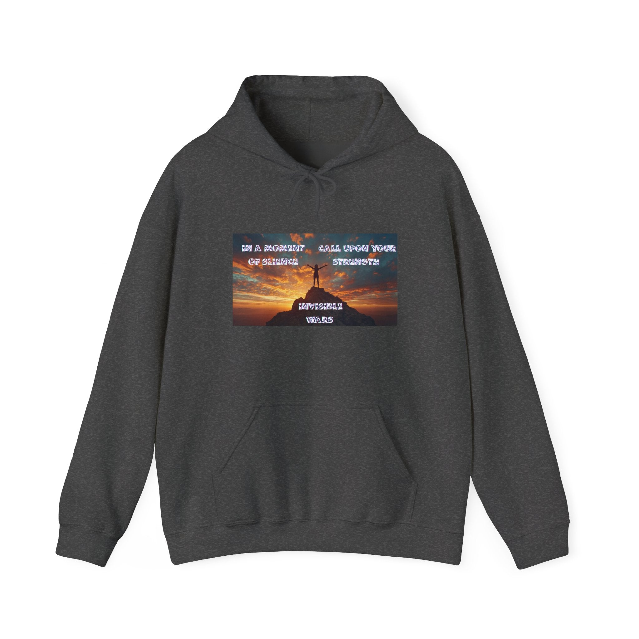 Women Hoodie —In a Moment of Silence, Call Upon Your Strength