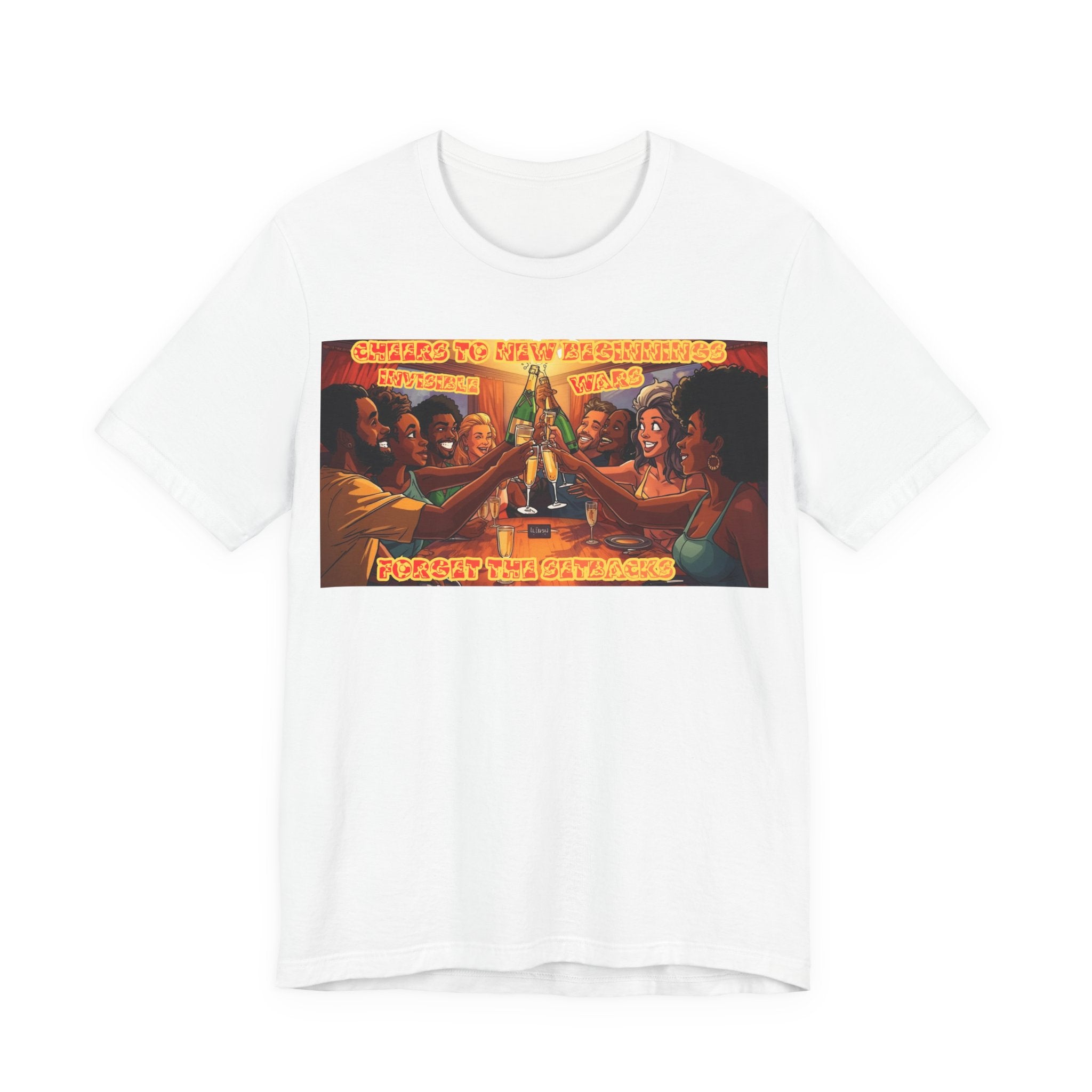 Women T-Shirt-Cheers to New Beginnings