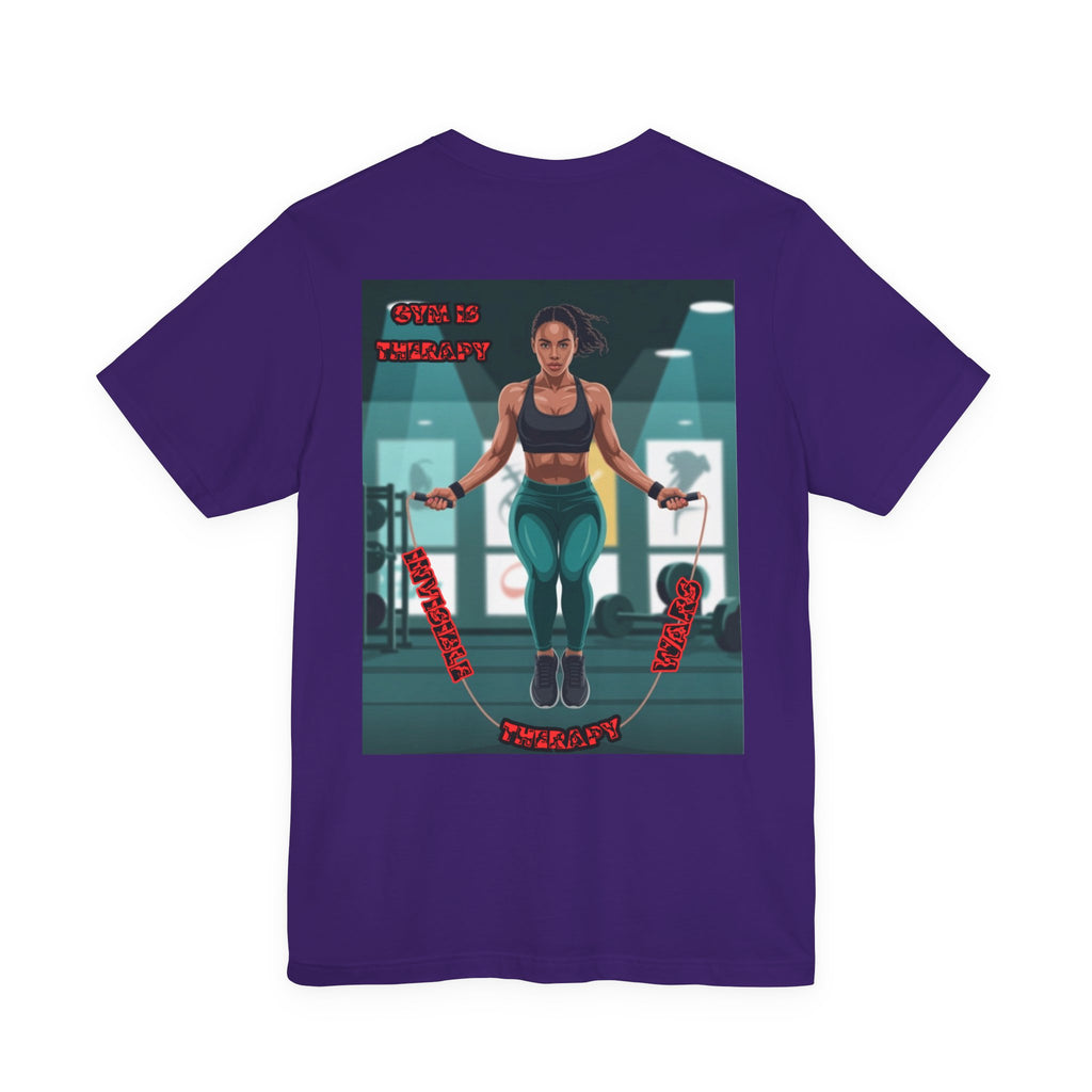 Women T-shirt — Gym is Therapy