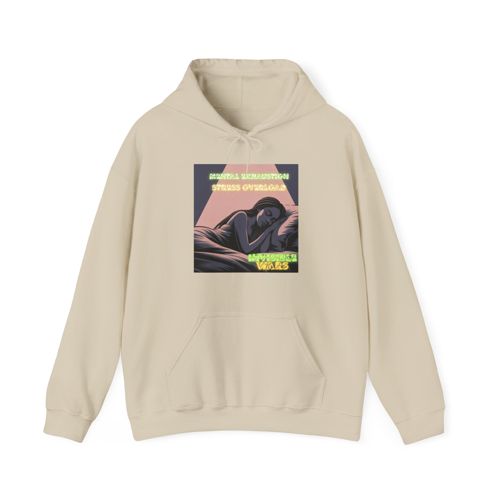Women Hoodie-Mental Exhaustion Invisible Wars