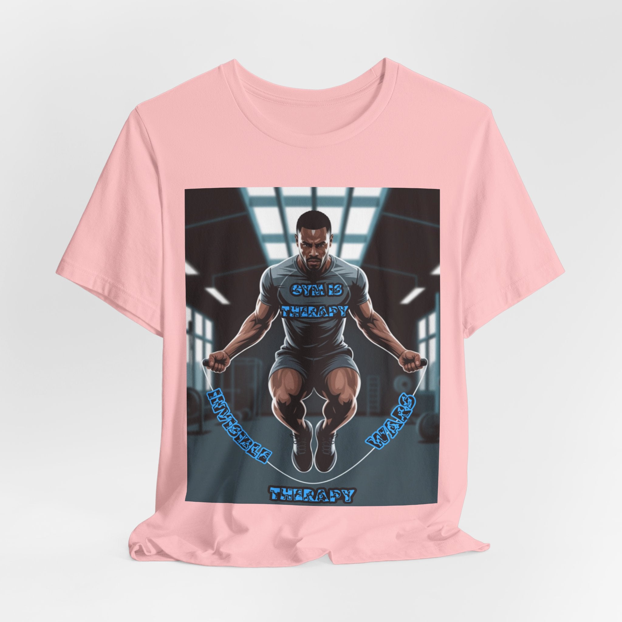 Men T-Shirt = Gym is Therapy
