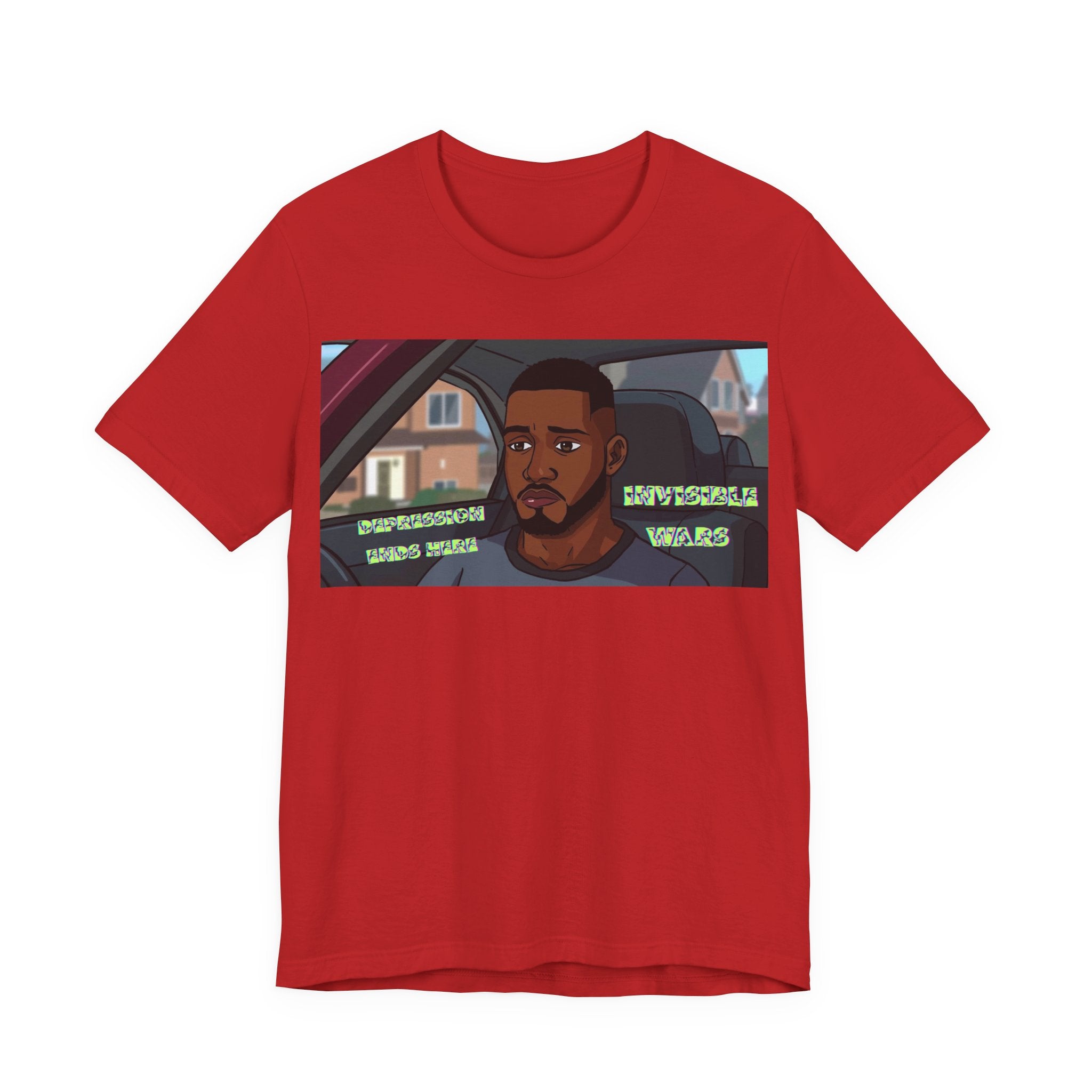 Men  T-Shirt — Depression Ends Here