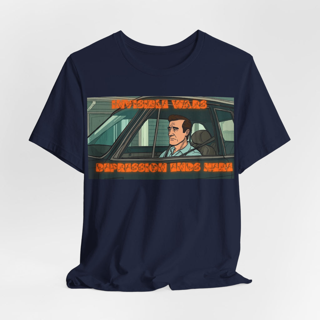 Men  T-Shirt — Depression Ends Here