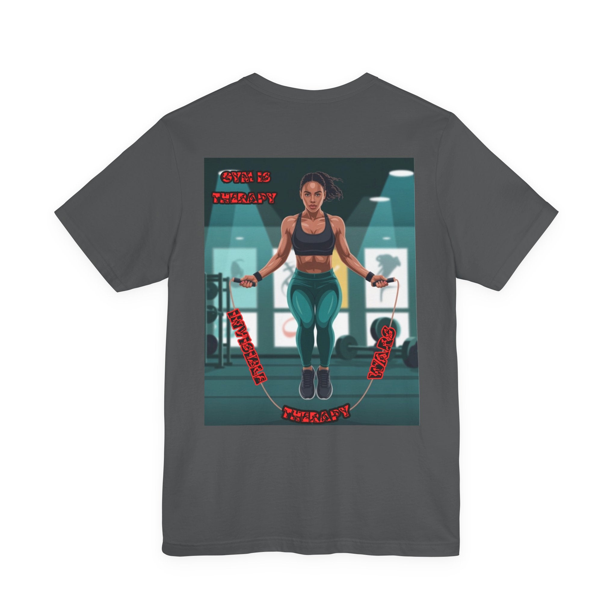Women T-shirt — Gym is Therapy