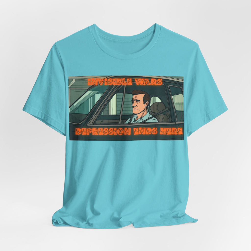 Men  T-Shirt — Depression Ends Here