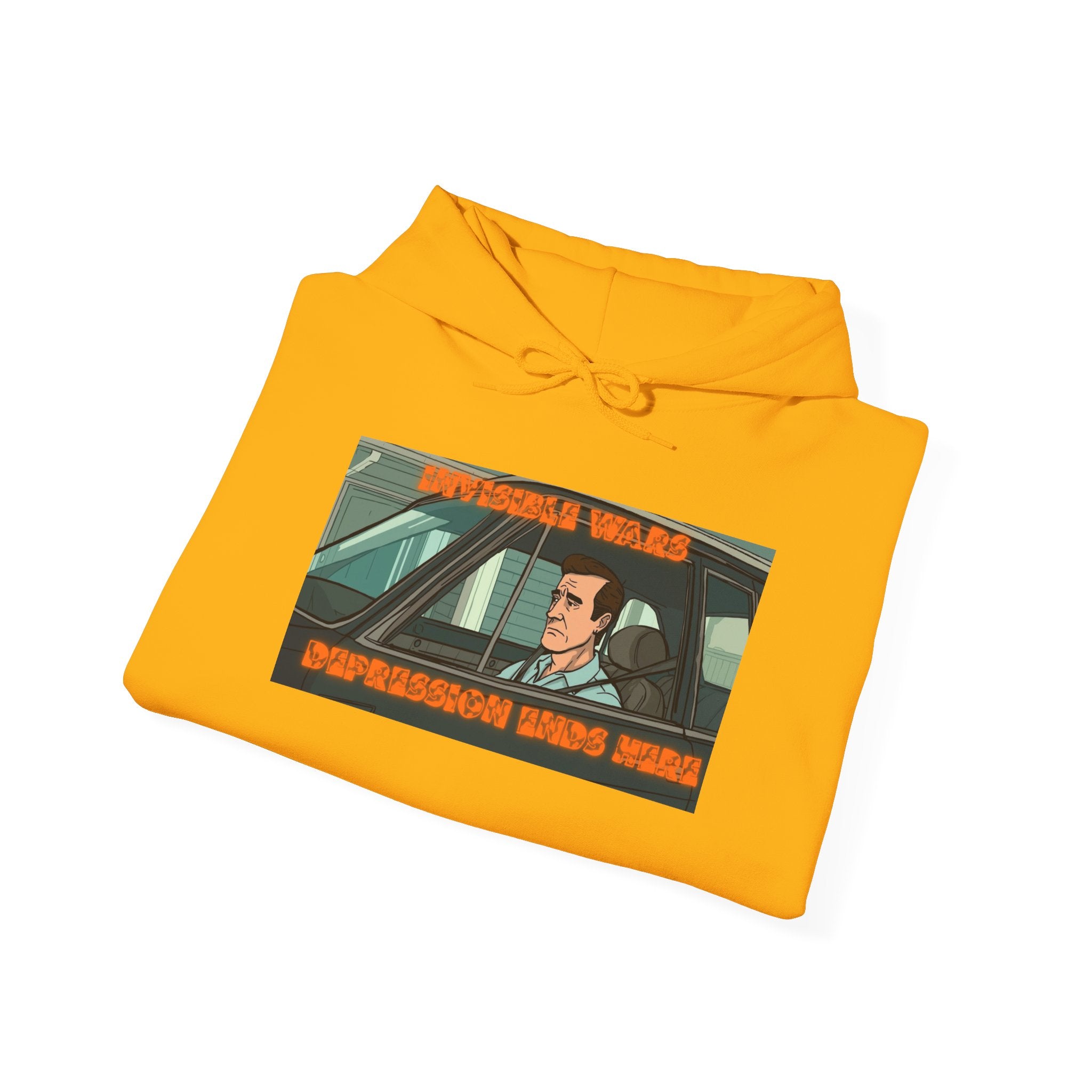 Men Hoodie — Depression Ends Here