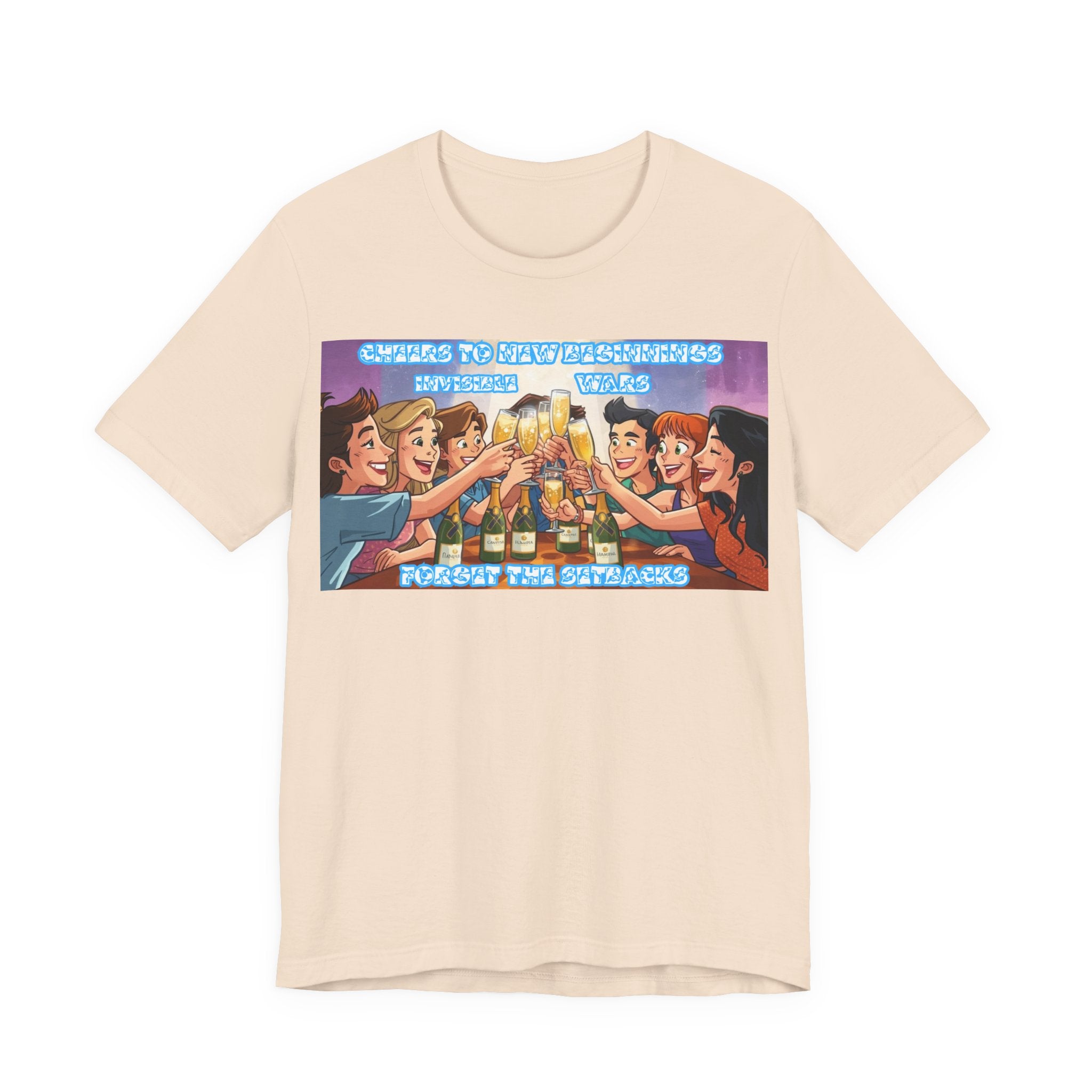 Men T-Shirt-Cheers to New Beginnings