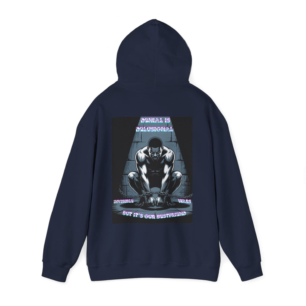 Men Hoodie • -Denial is Delusional
