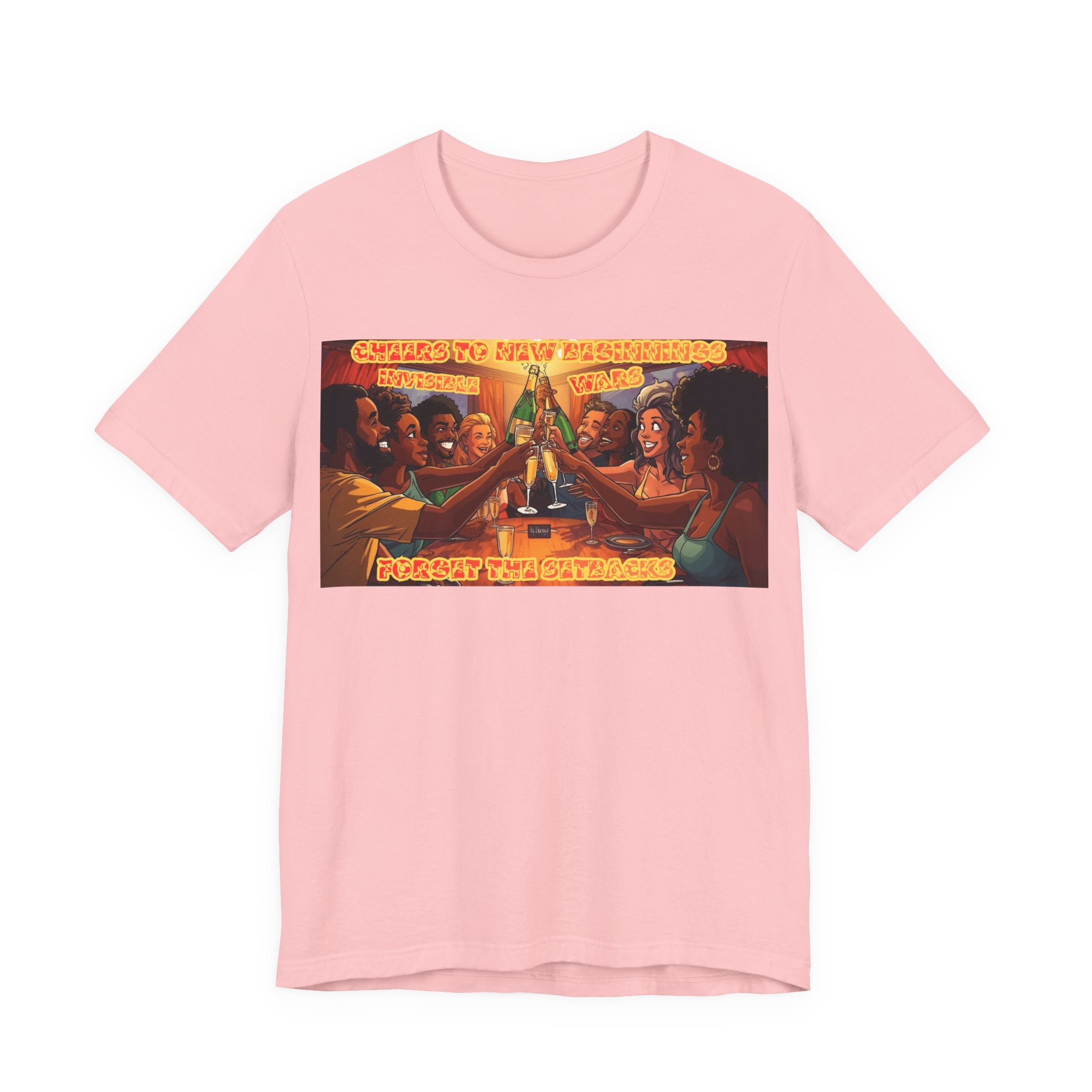 Women T-Shirt-Cheers to New Beginnings