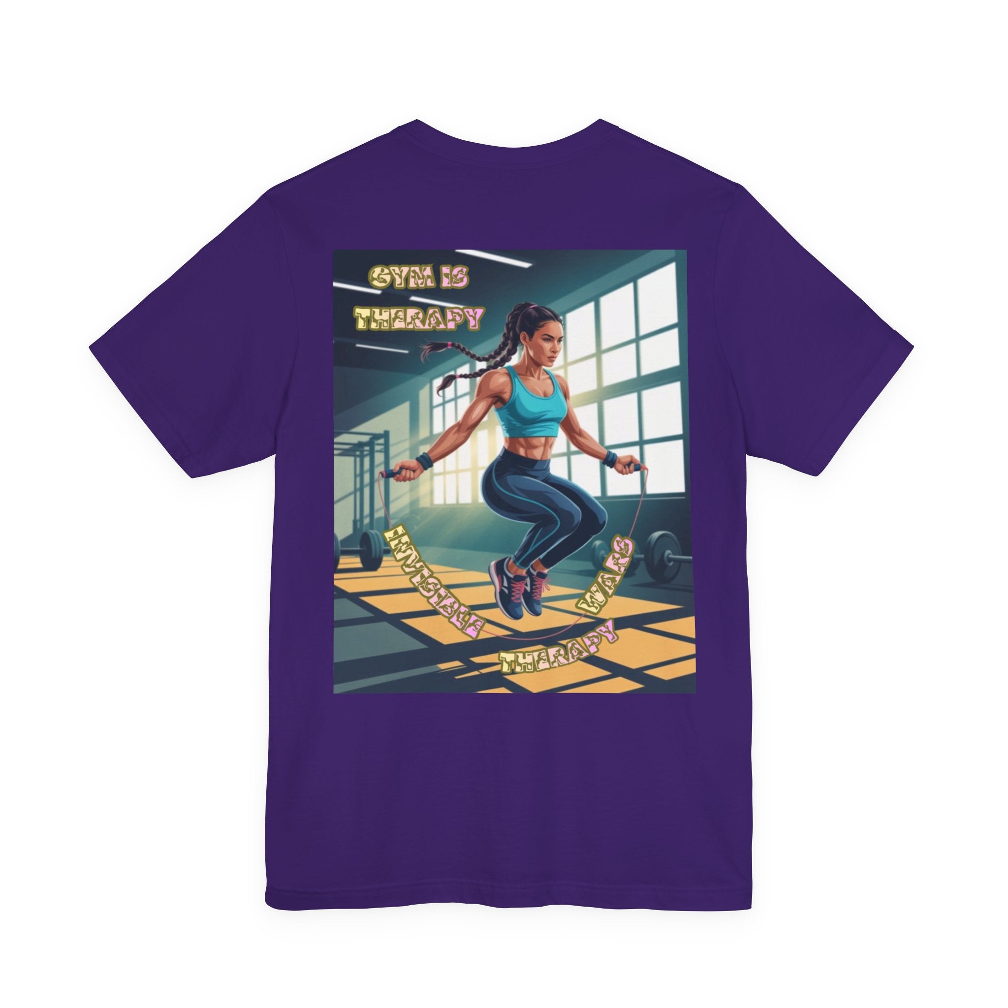 Women T-shirt — Gym is Therapy