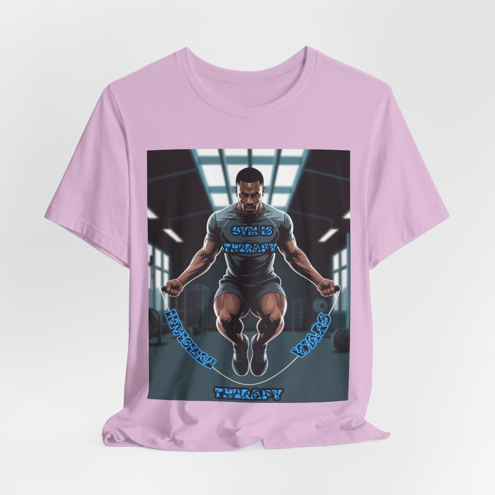 Men T-Shirt = Gym is Therapy