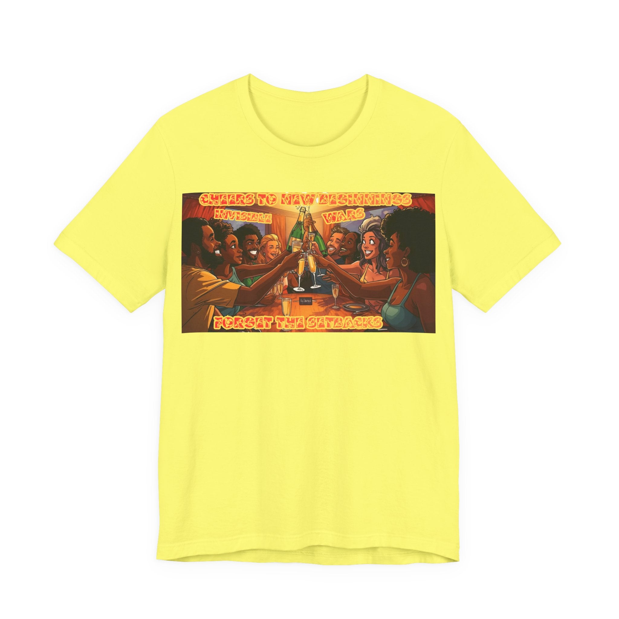 Women T-Shirt-Cheers to New Beginnings