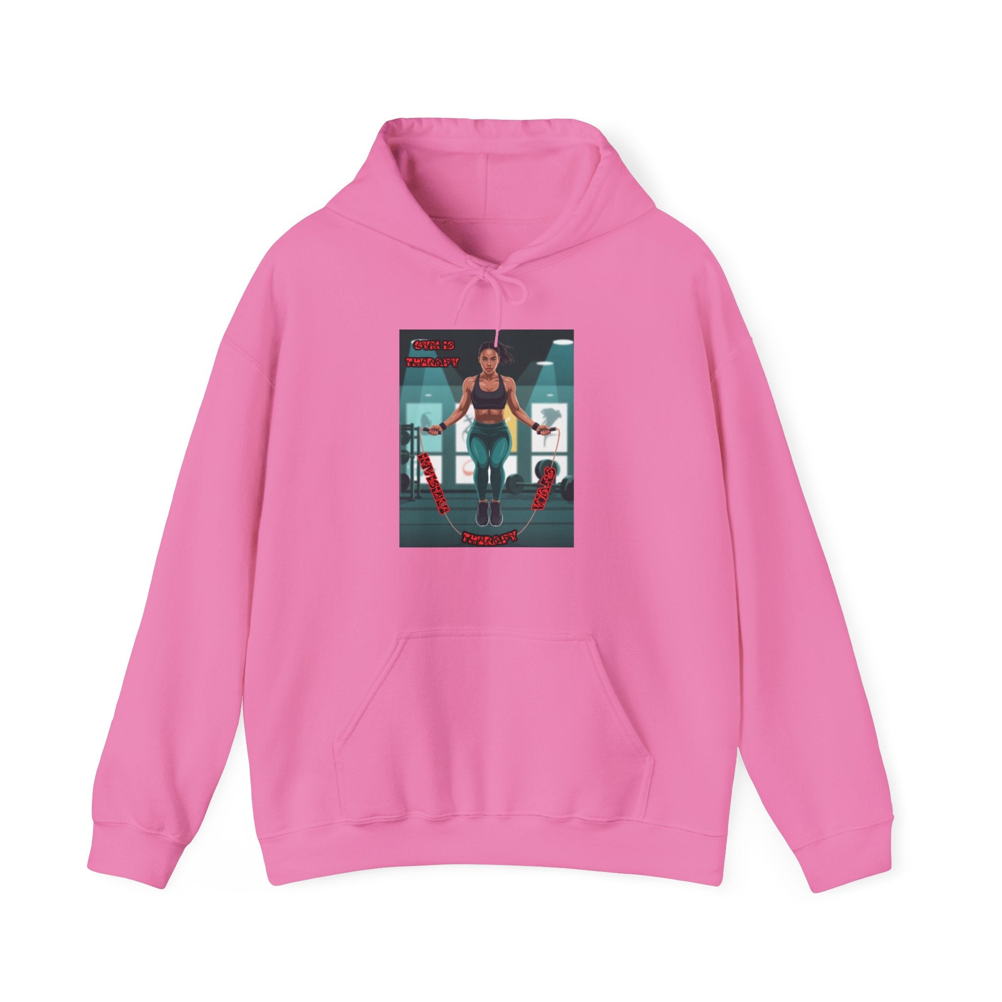 Women Hoodie — Gym is Therapy Invisible Wars