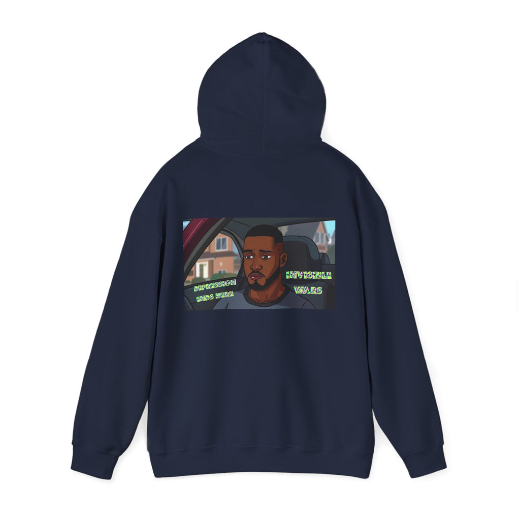 Men  Hoodie — Depression Ends Here