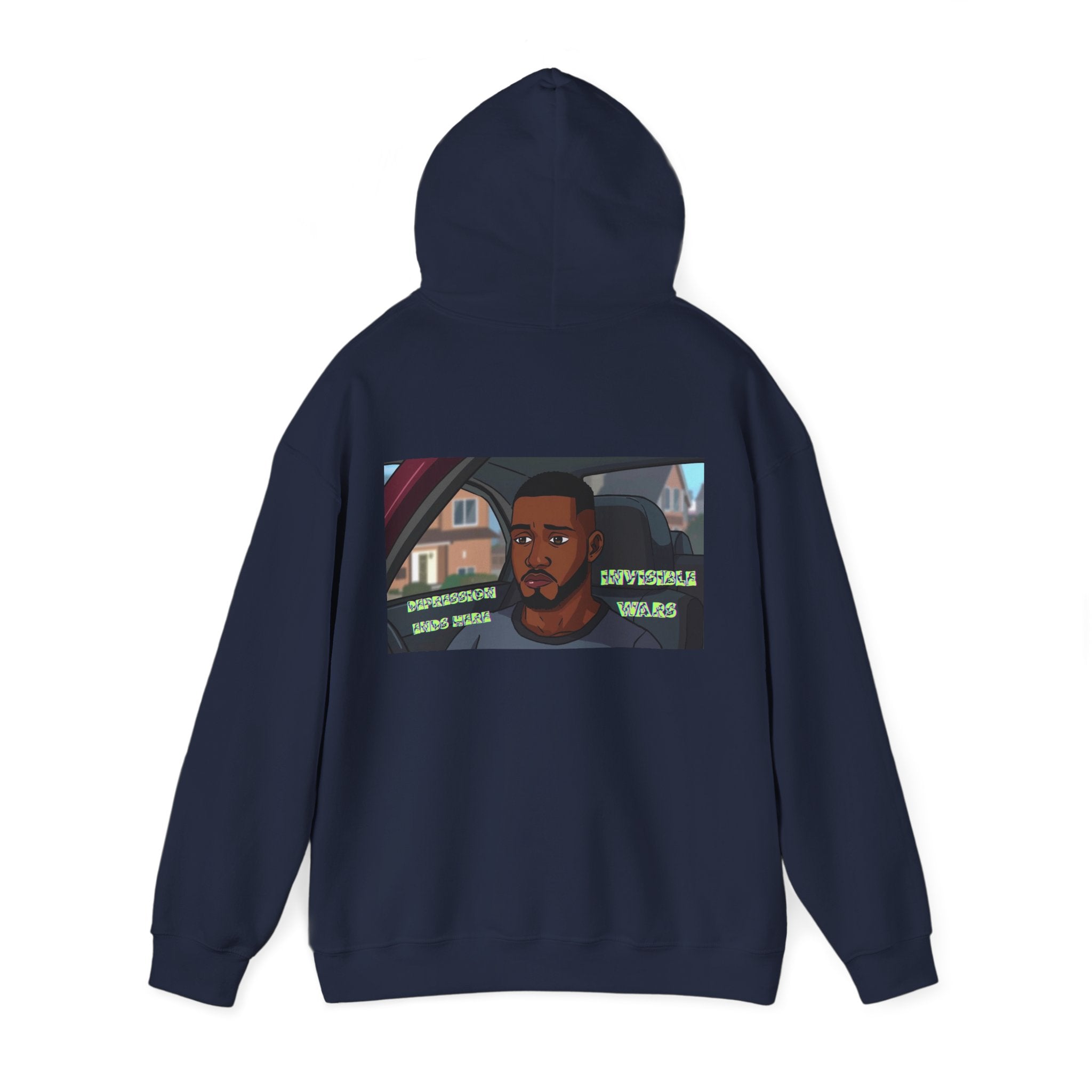 Men  Hoodie — Depression Ends Here