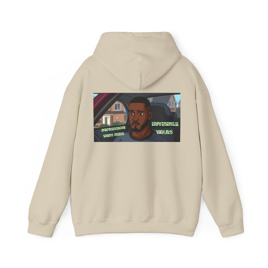 Men  Hoodie — Depression Ends Here