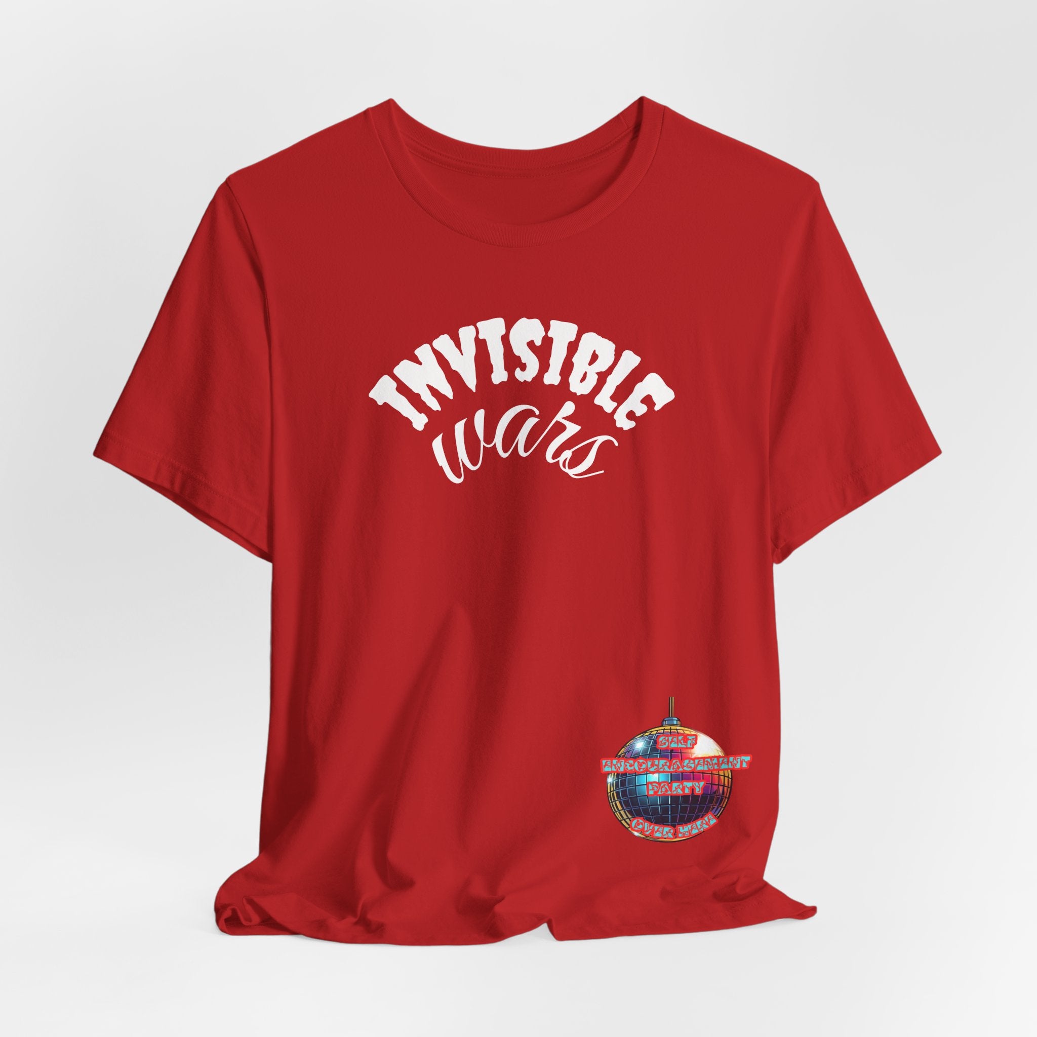 Women Invisible Wars T-Shirt — Encouragement Party Disco Ball