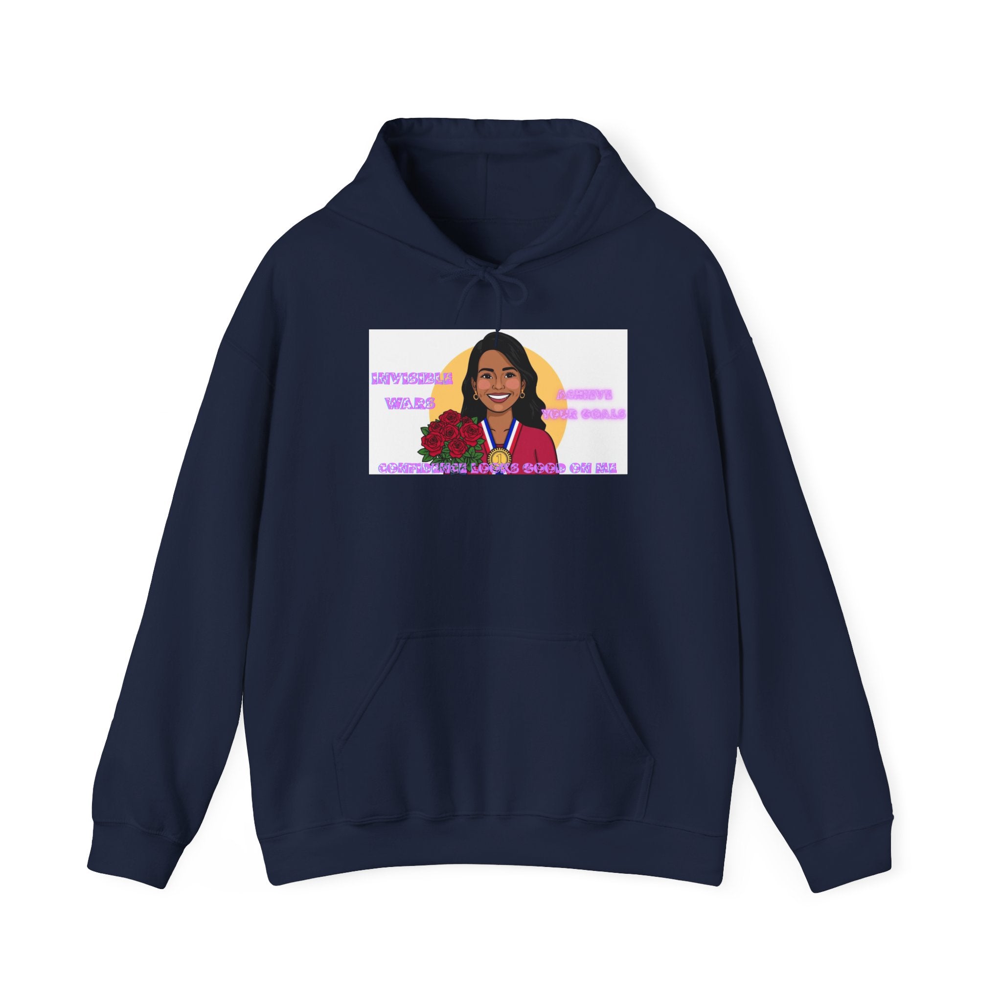 Women Hoodie-Confidence looks good on me
