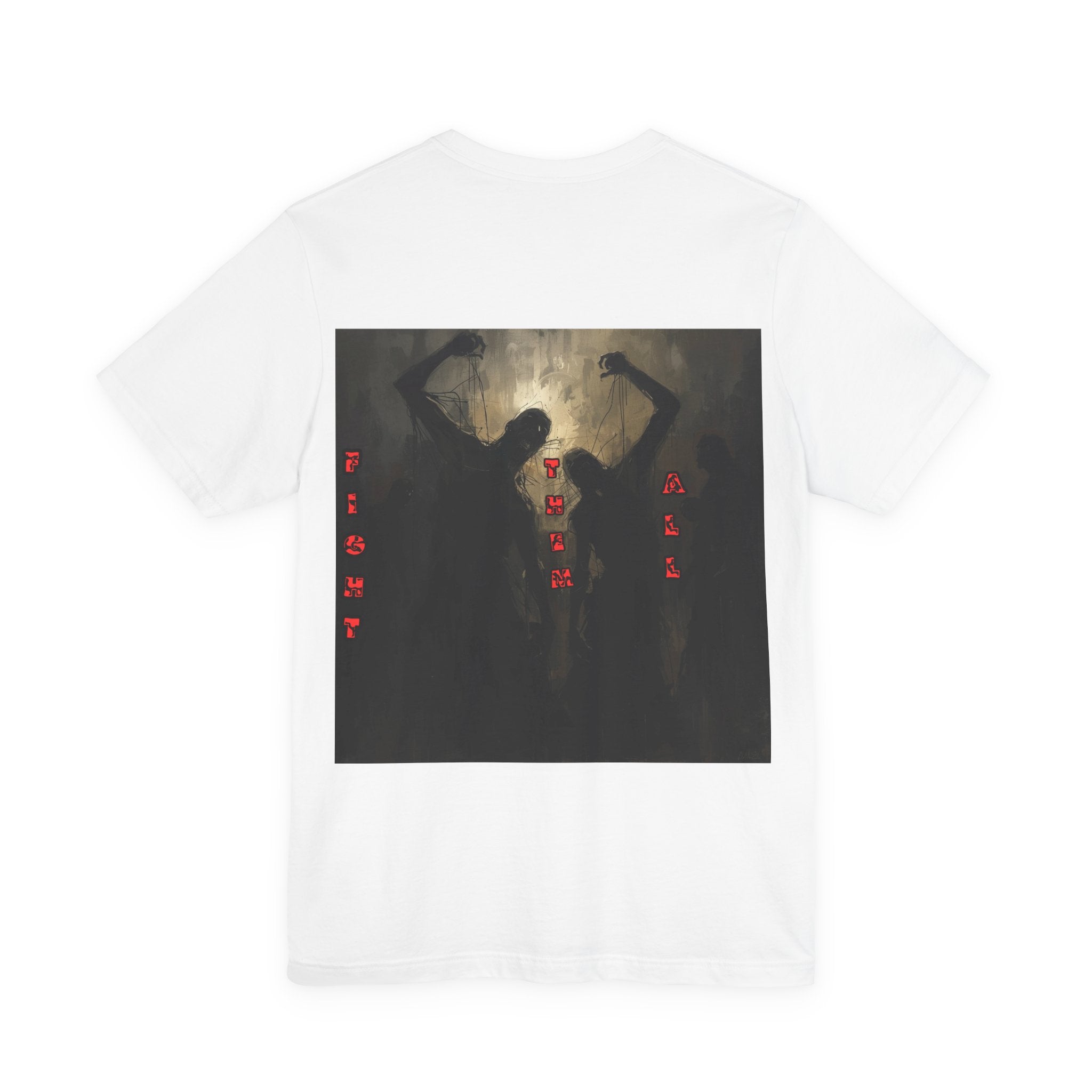 Men T-shirt Invisible Wars — Demons Lurk