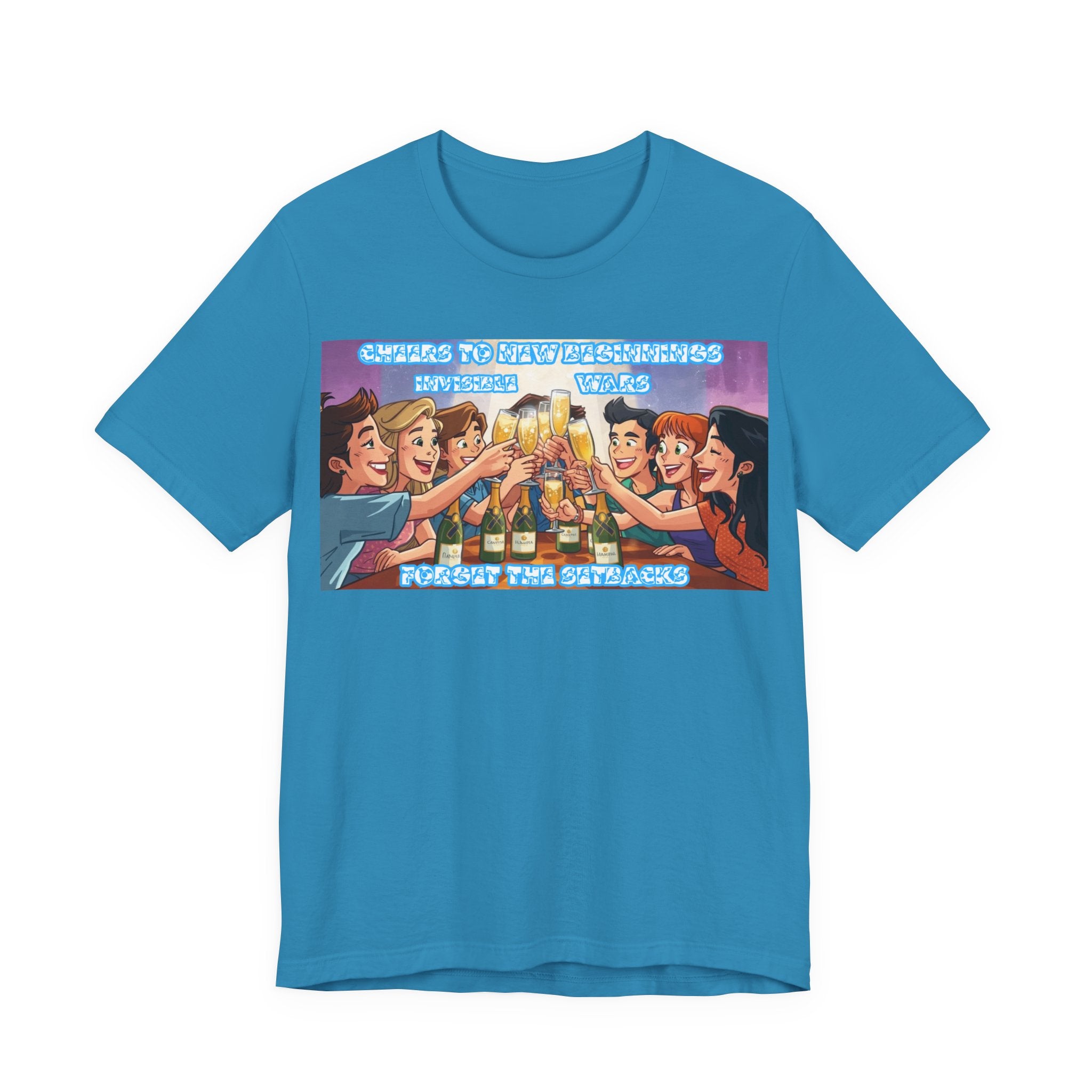 Men T-Shirt-Cheers to New Beginnings