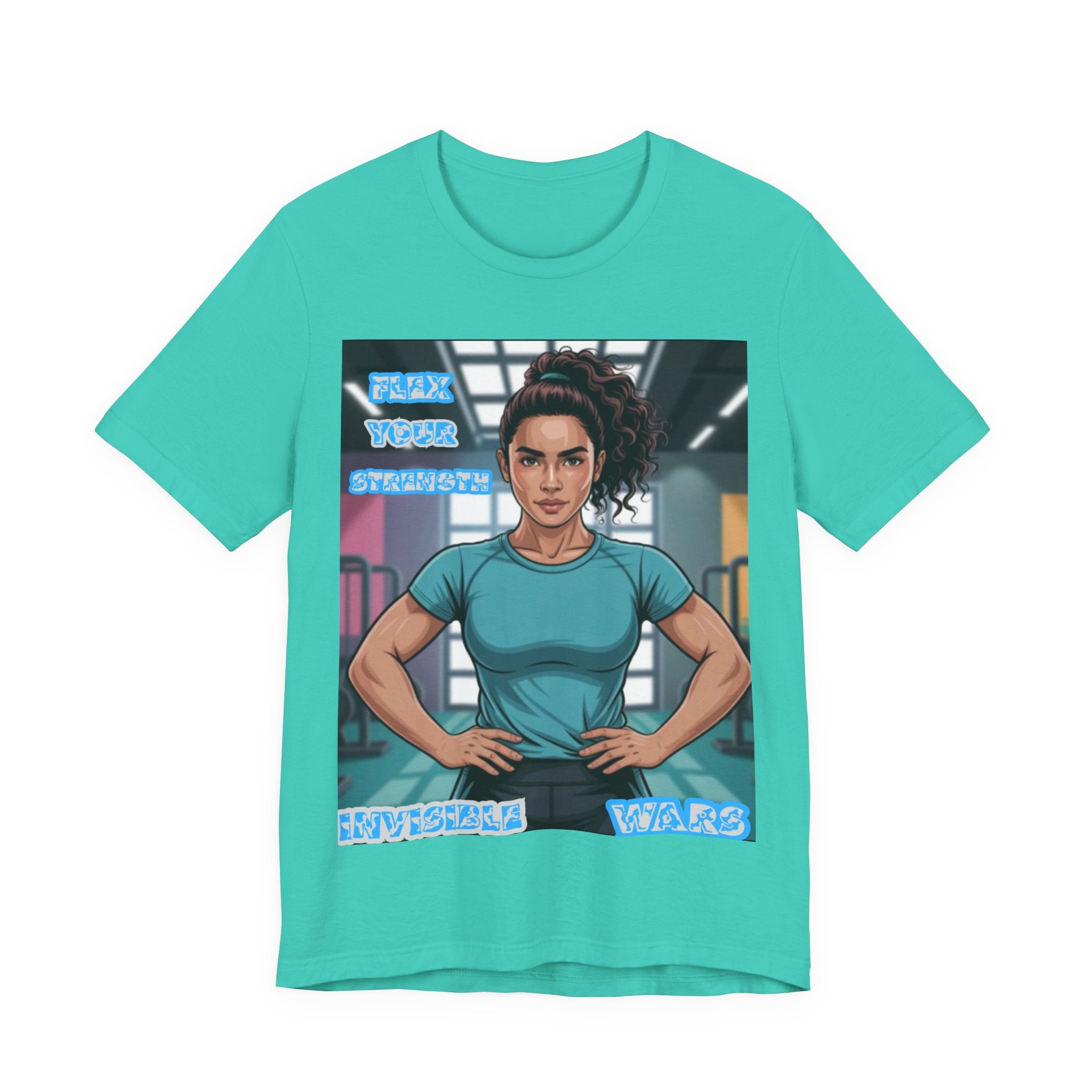 Women T-Shirt — Flex your strengh Invisible Wars