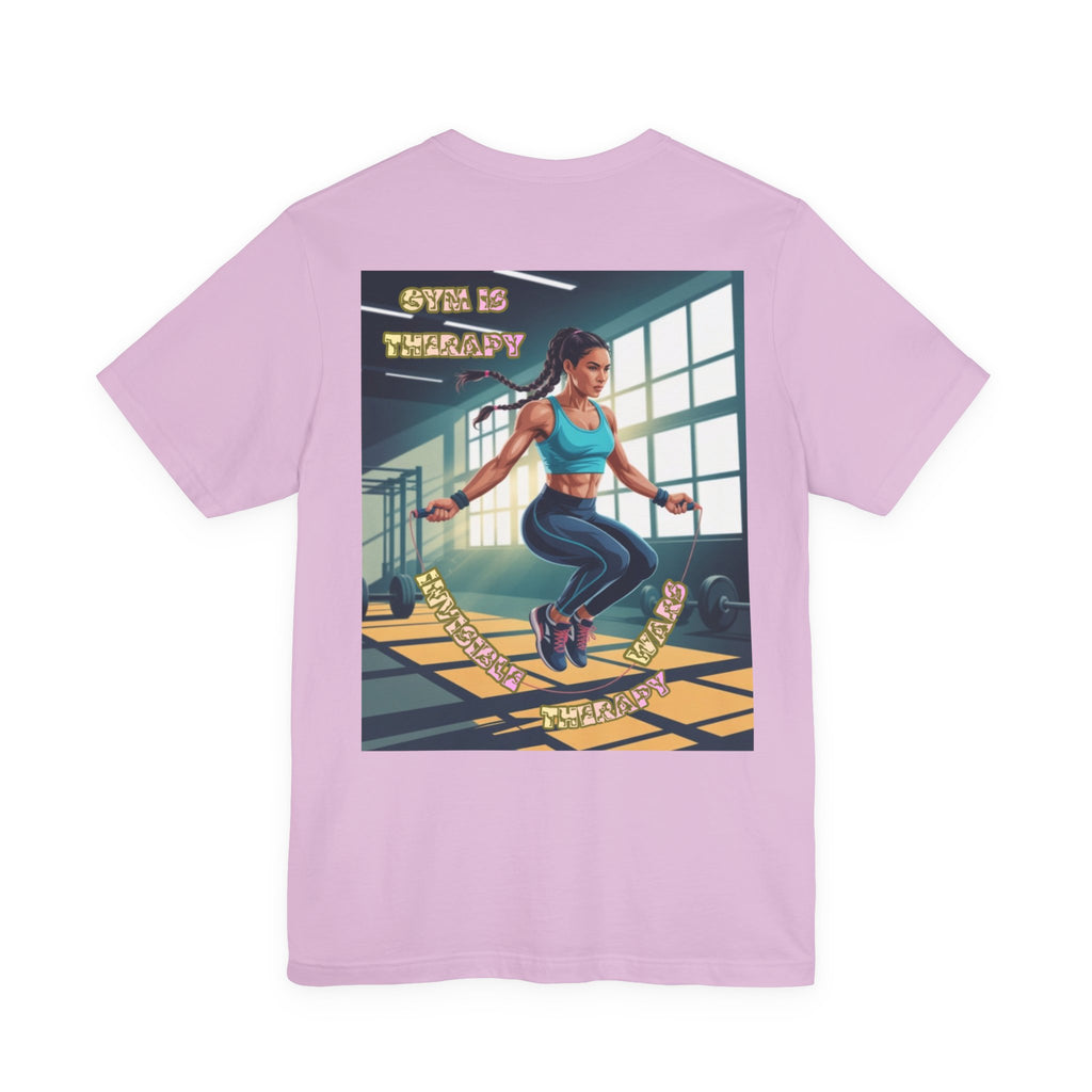 Women T-shirt — Gym is Therapy