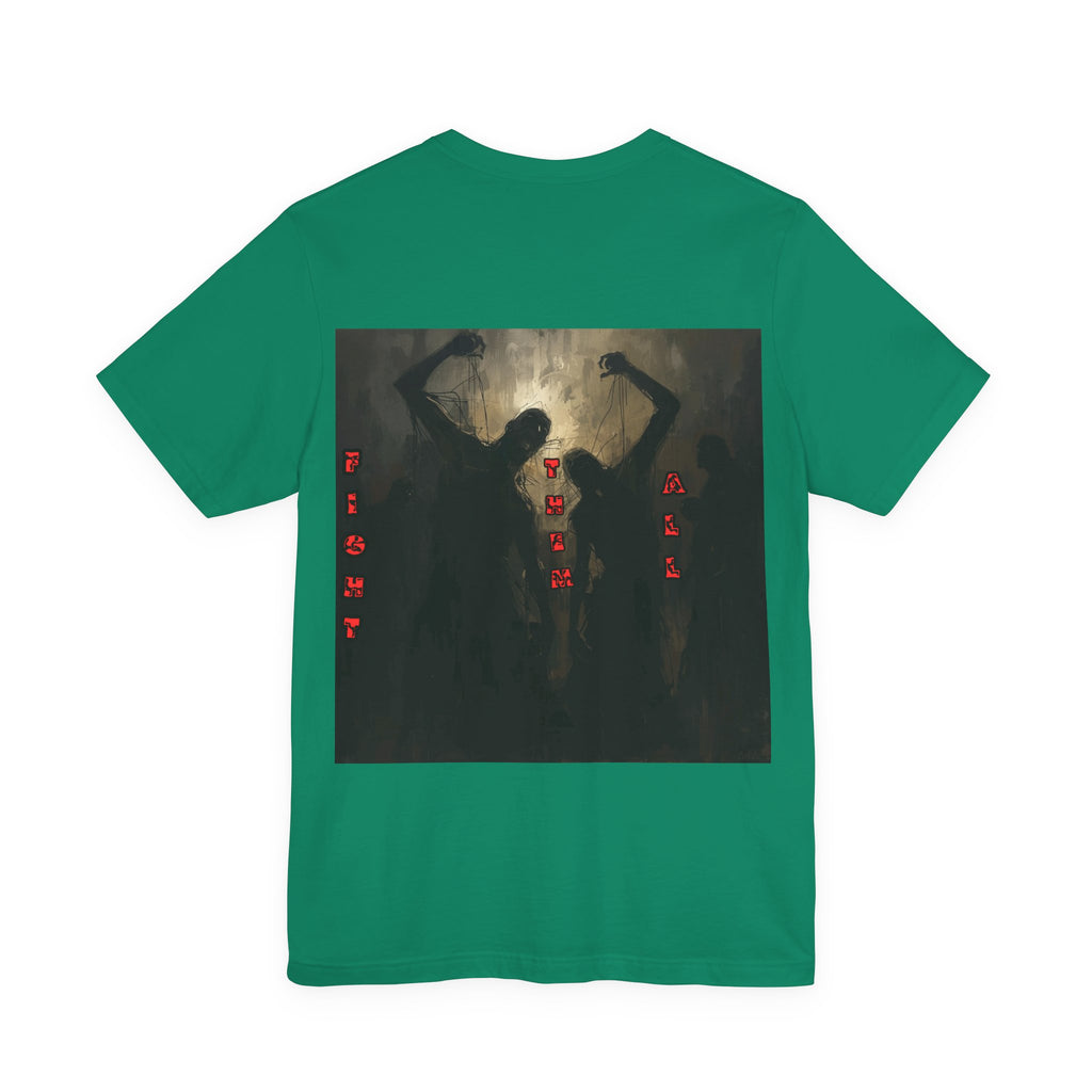 Men T-shirt Invisible Wars — Demons Lurk
