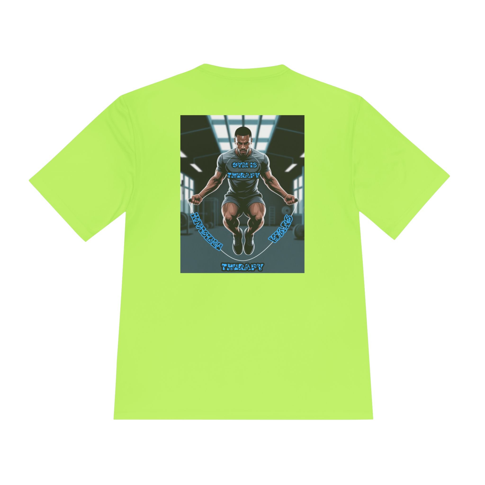 Men Fitness Graphic Shirt —Gym is therapy
