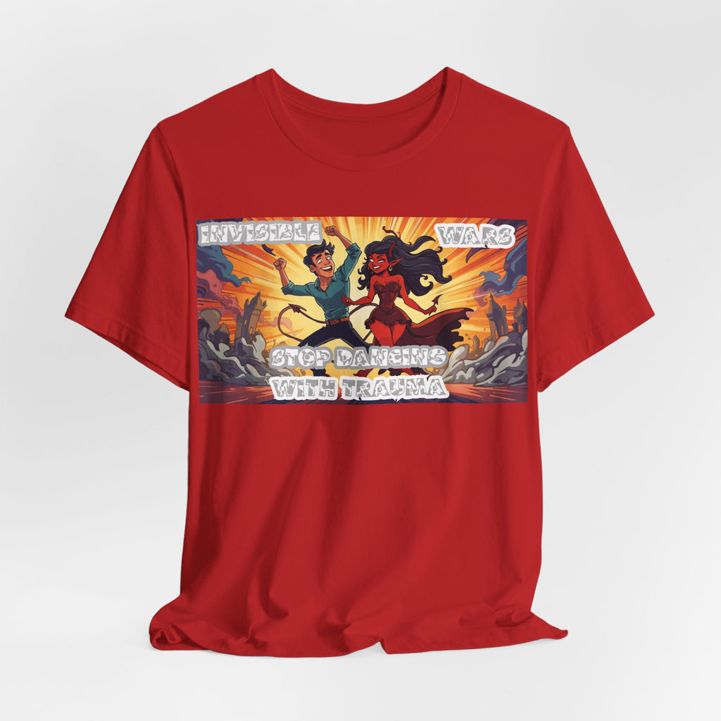 Men T-Shirt –Stop Dancing with Truama