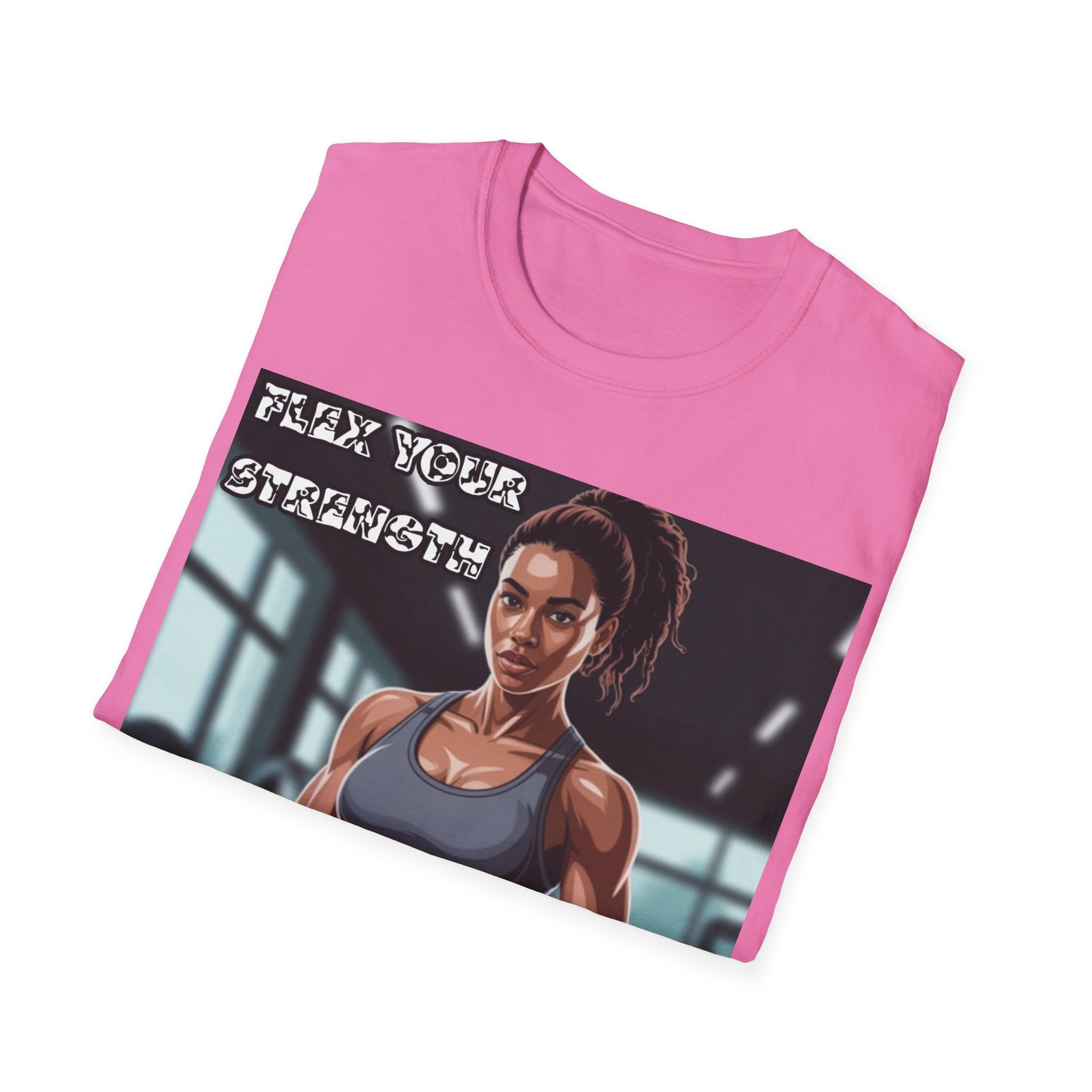 Women T-Shirt-Flex your strengh Invisible Wars