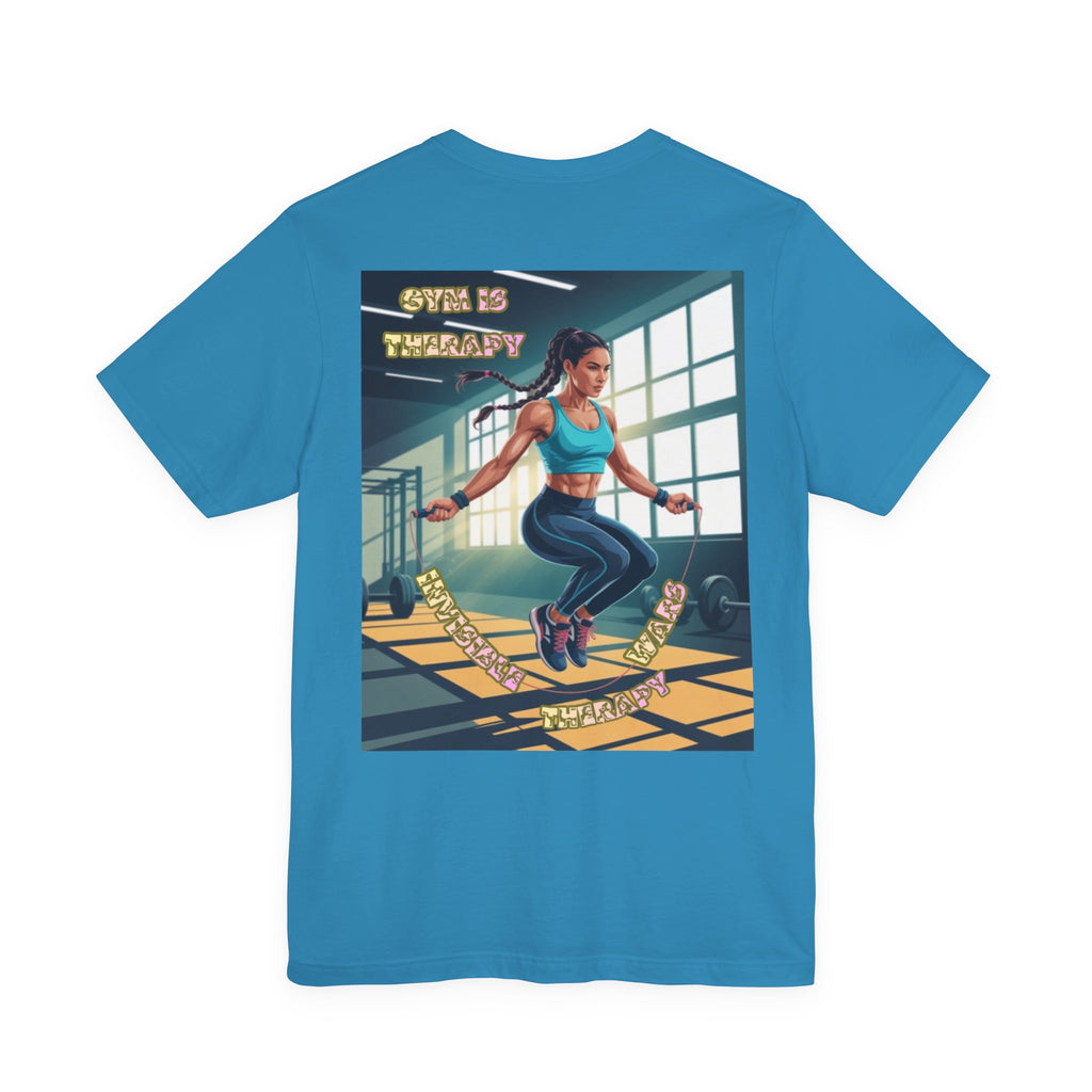 Women T-shirt — Gym is Therapy