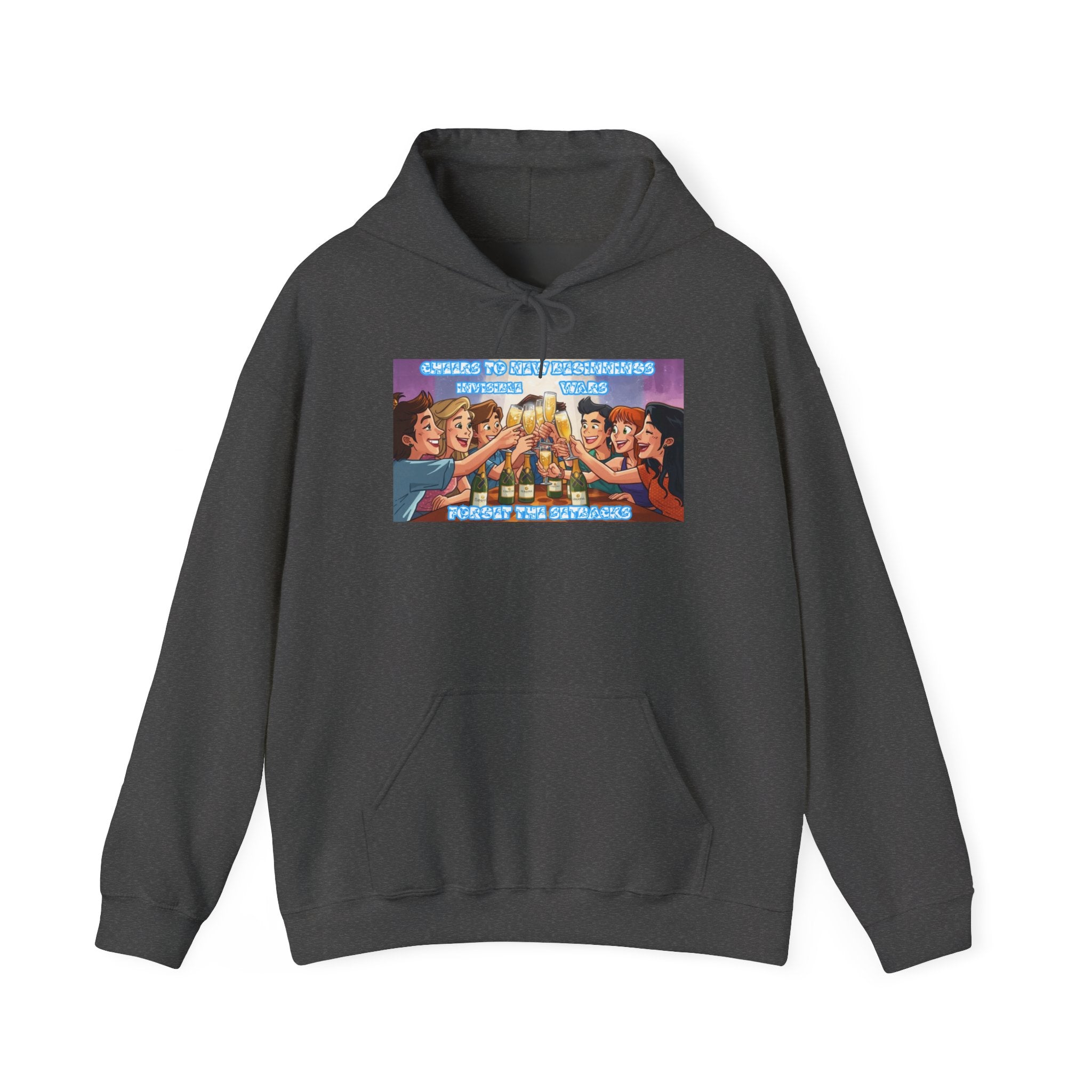 Men Hoodie - Cheers to New Beginnings