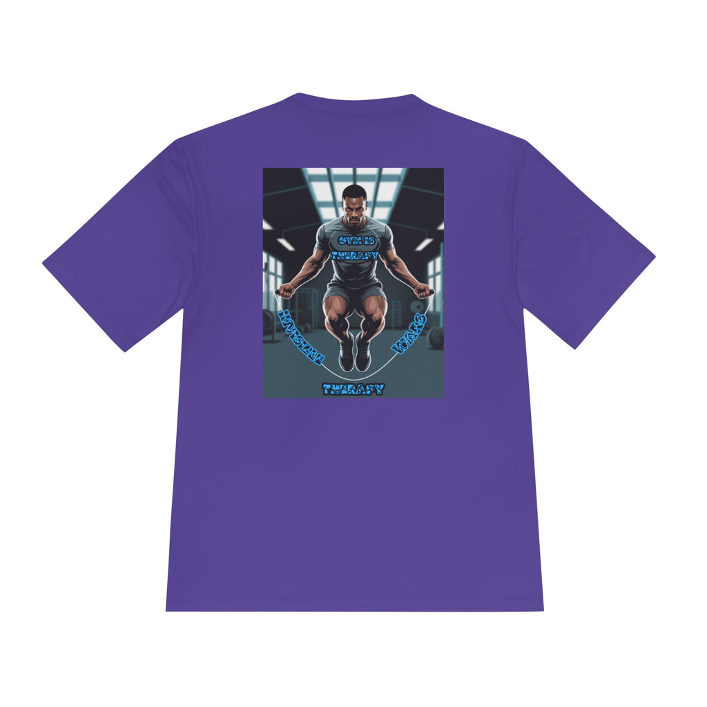 Men Fitness Graphic Shirt —Gym is therapy