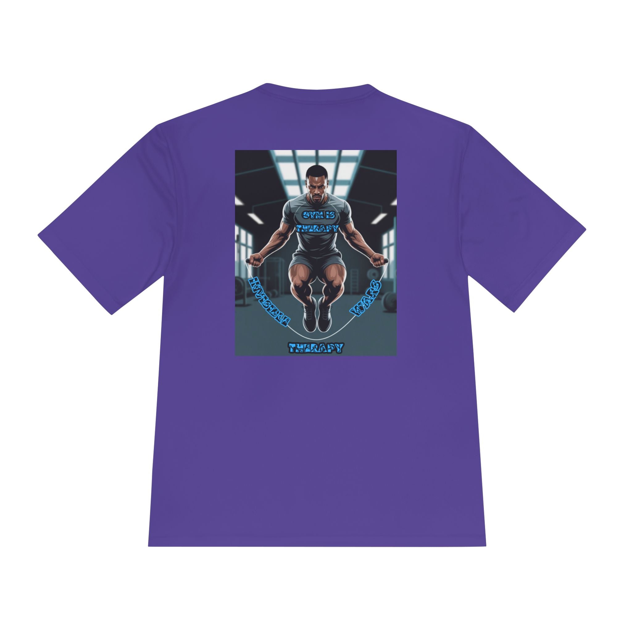 Men Fitness Graphic Shirt —Gym is therapy