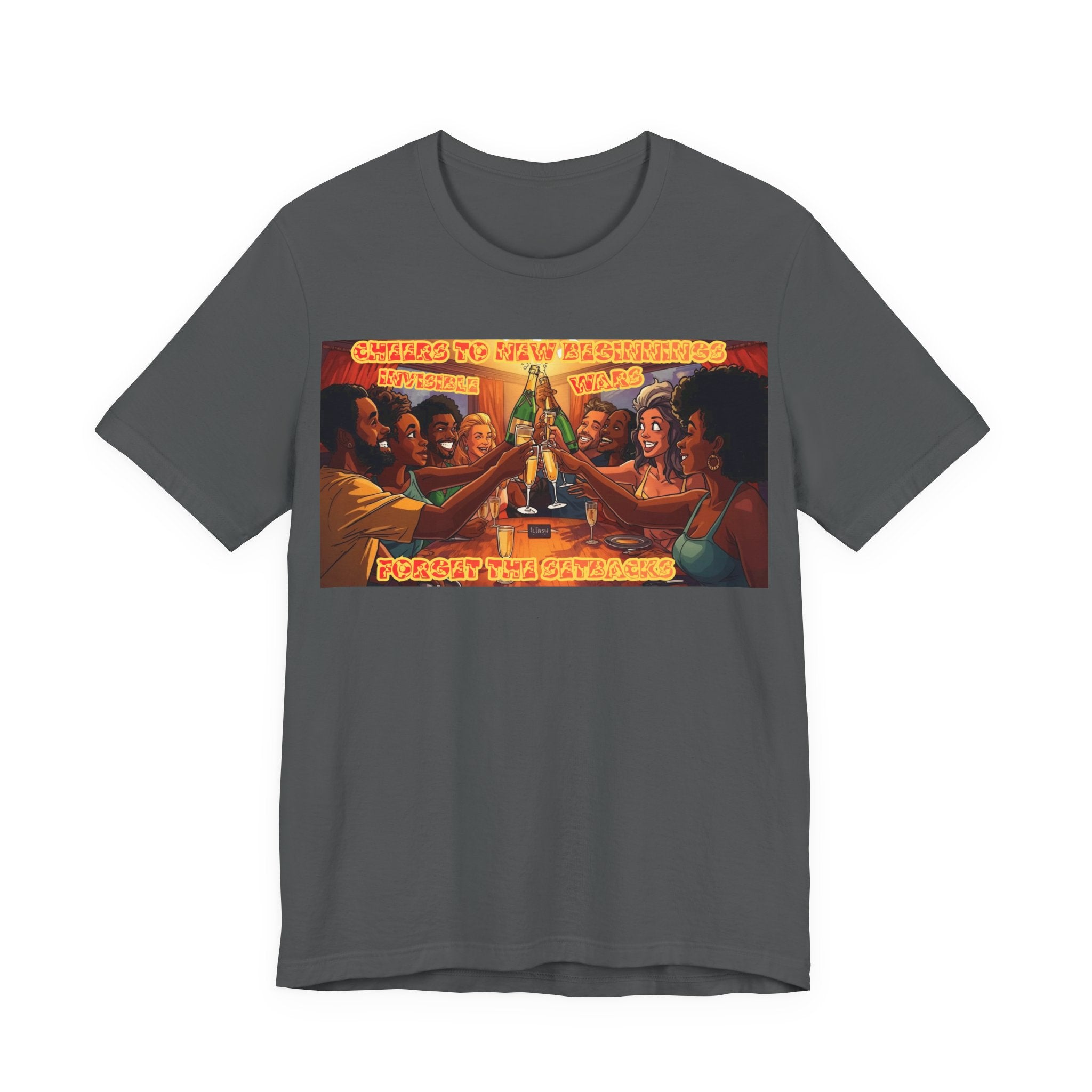 Women T-Shirt-Cheers to New Beginnings