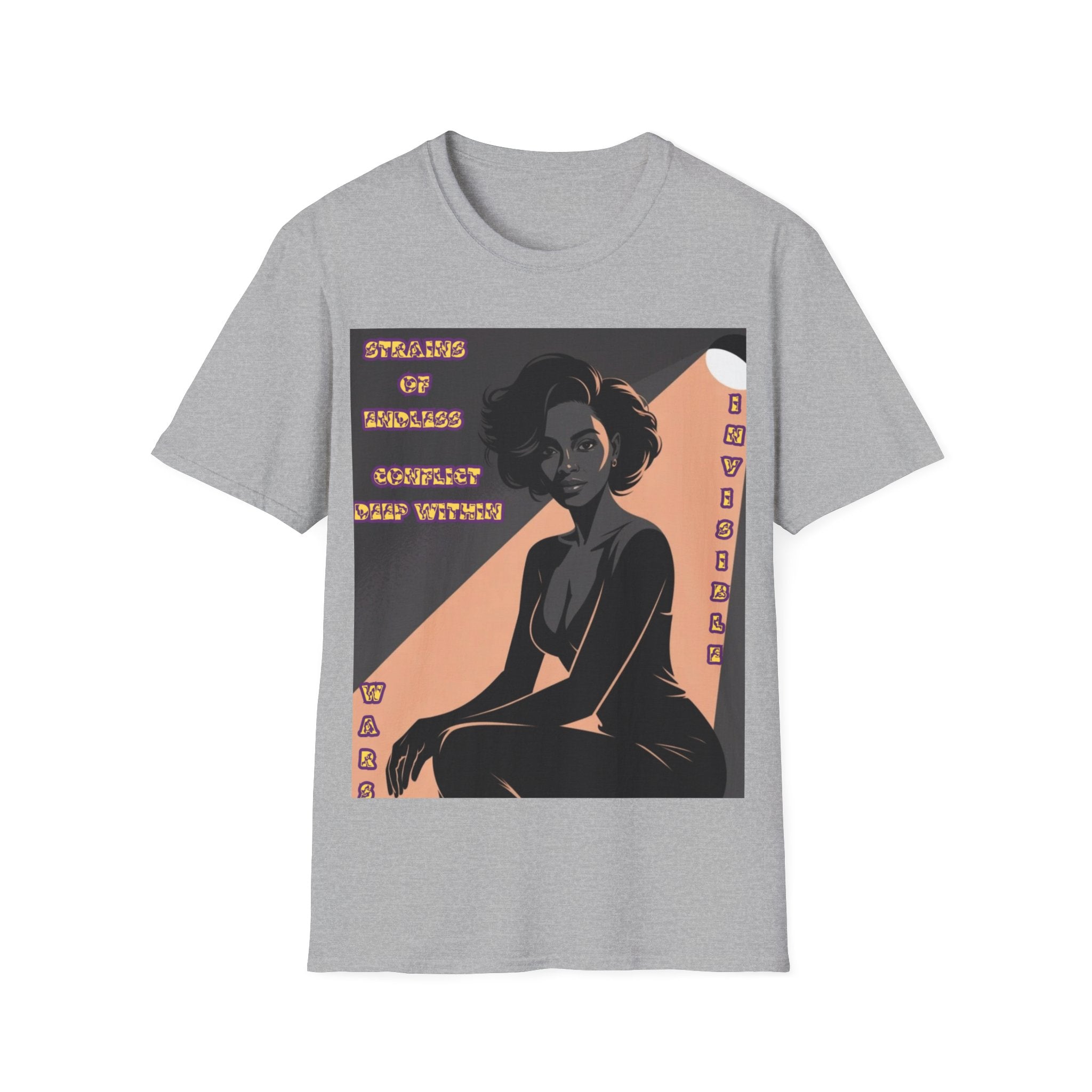 Women T-Shirt- Strains of conflict Invisible Wars