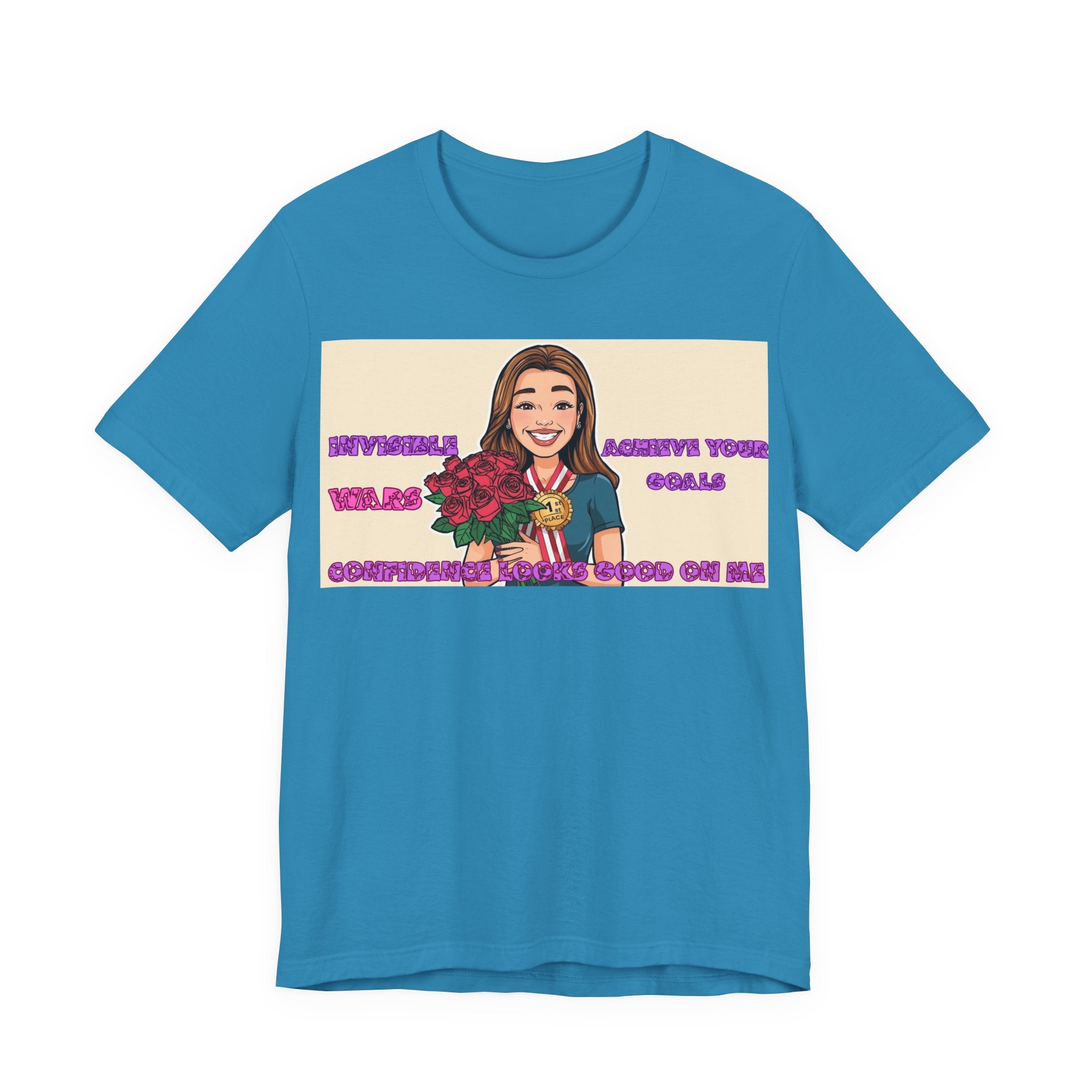 Women T-Shirt—Confidence Looks Good On Me”