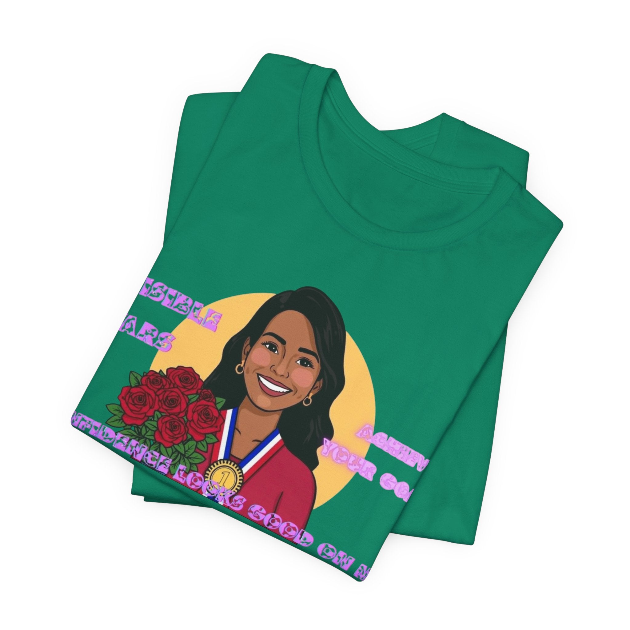 Women T-Shirt — Confidence looks good on me