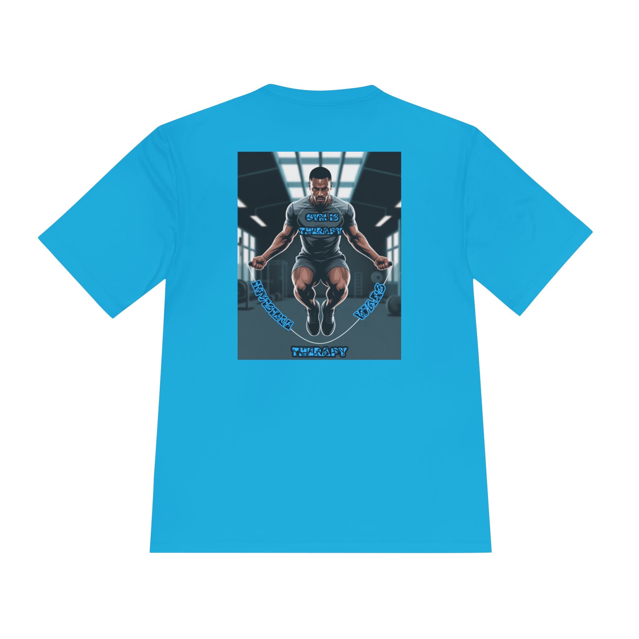 Men Fitness Graphic Shirt —Gym is therapy